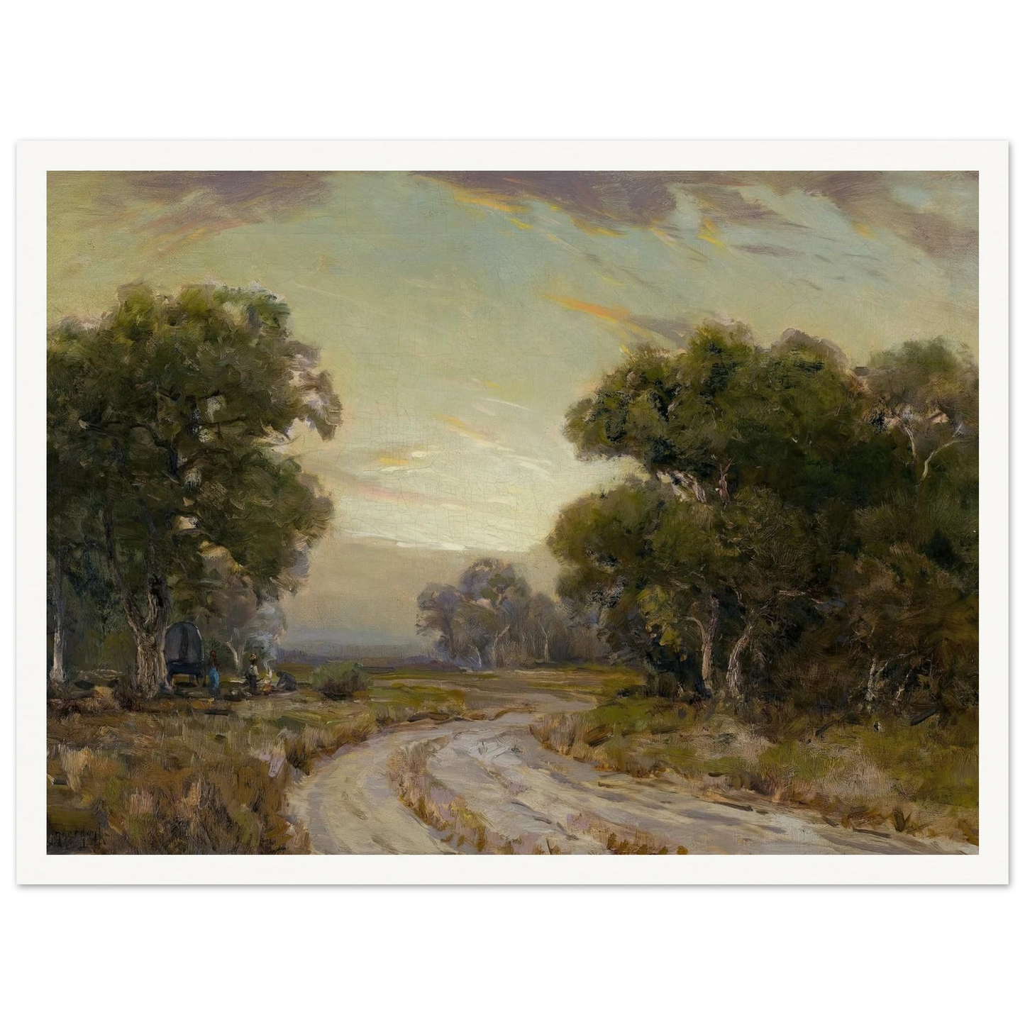 Evening Near Jackson, Southwest Texas Art Print | Julian Onderdonk-Quipham Collections