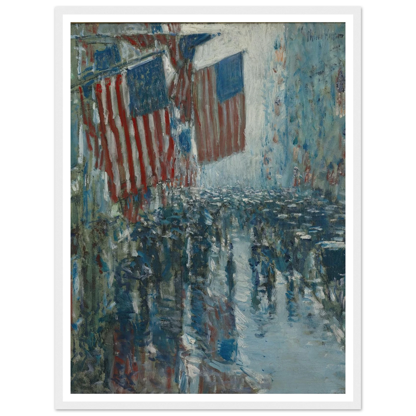 Rainy Day, Fifth Avenue (1916) Art Print | Childe Hassam-Quipham Collections