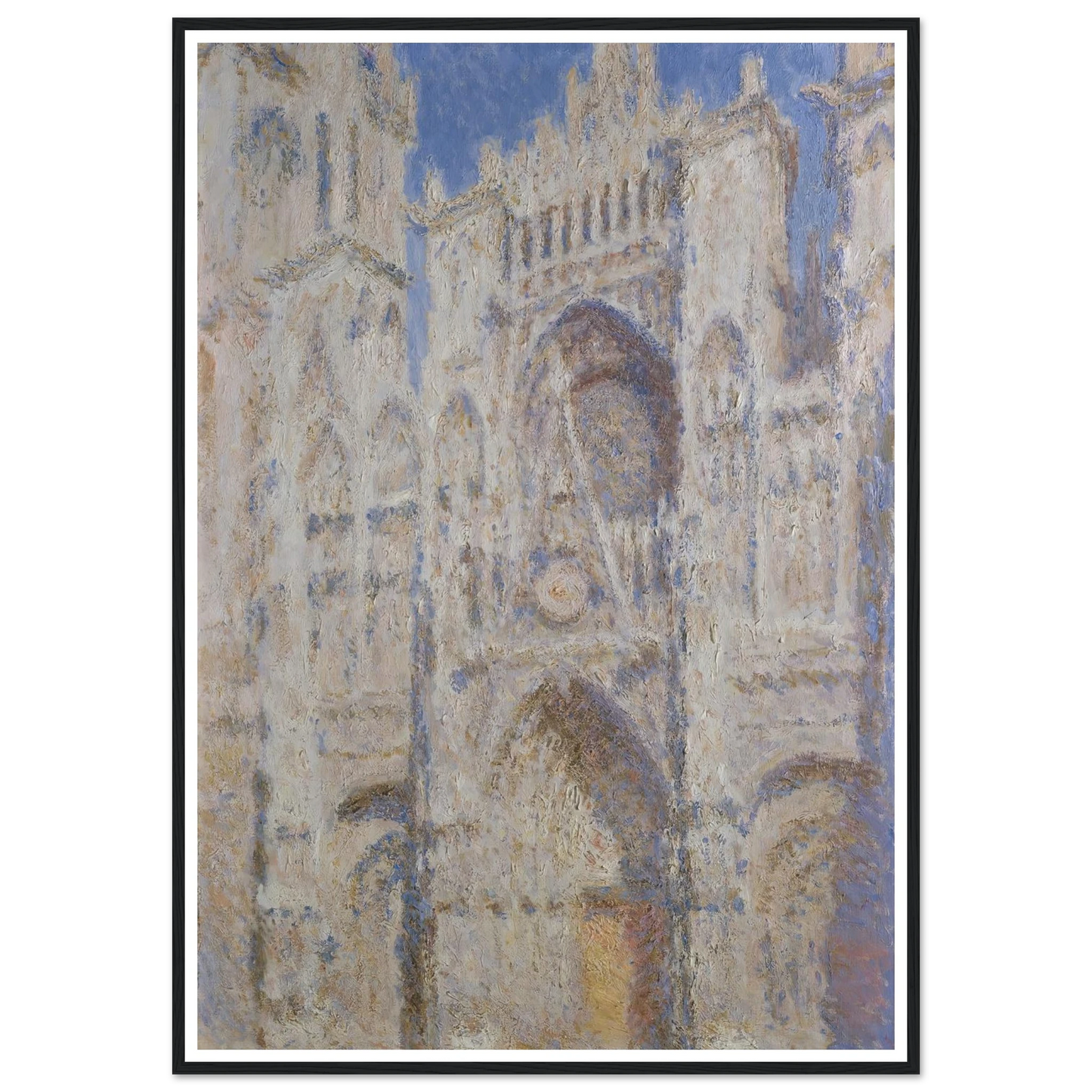 Rouen Cathedral; The Portal (Sunlight) (1894) Art Print | Claude Monet-Quipham Collections