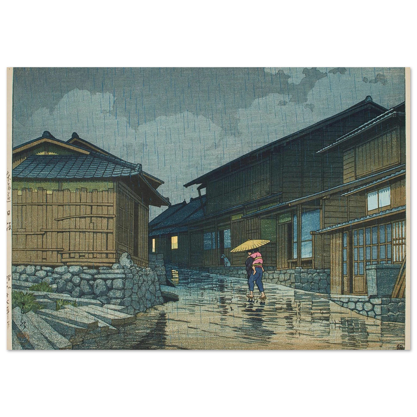 Tokaido Nissaka (1942) Art Print | Kawase Hasui-Quipham Collections