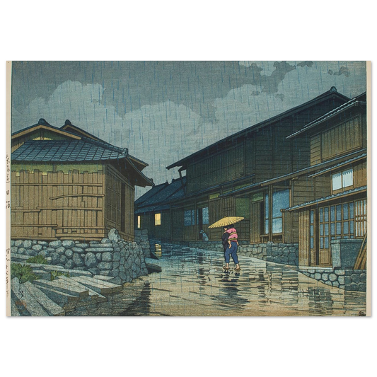 Tokaido Nissaka (1942) Art Print | Kawase Hasui-Quipham Collections