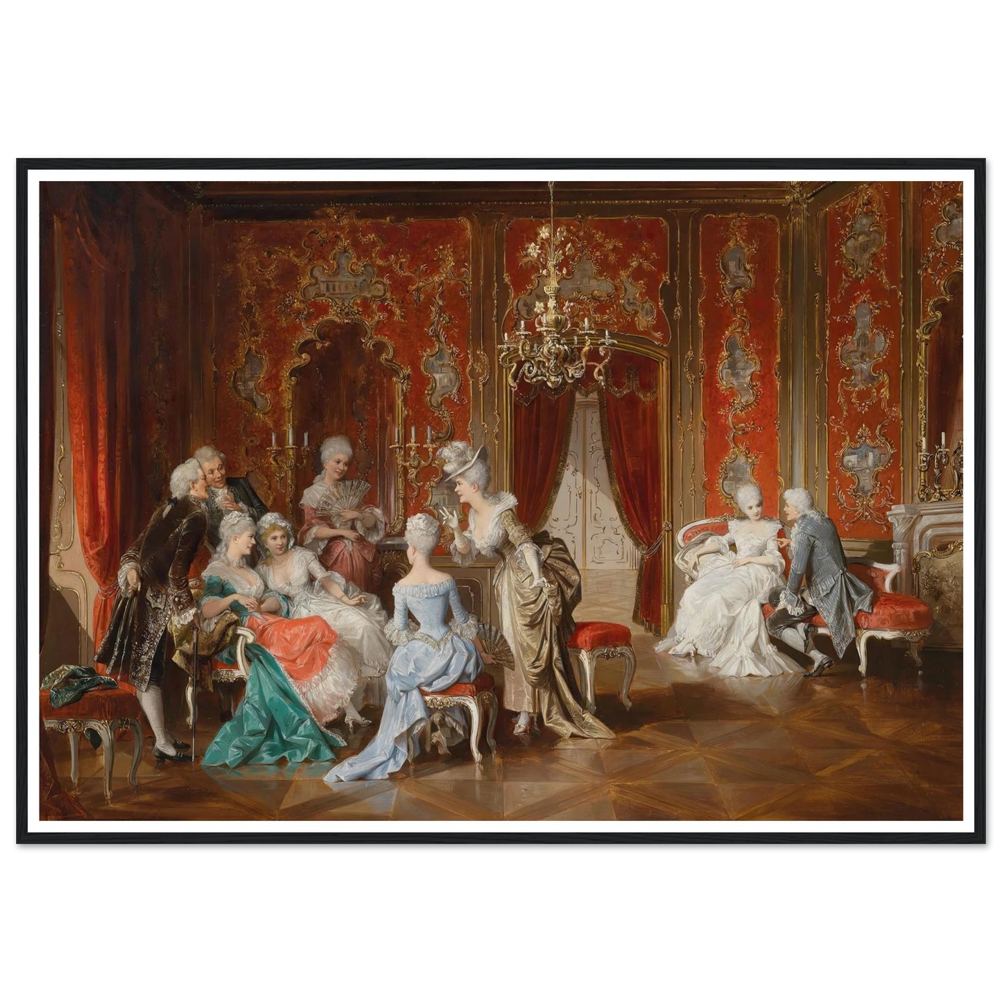 Salon Art Print | Carl Schweninger Jr-Quipham Collections