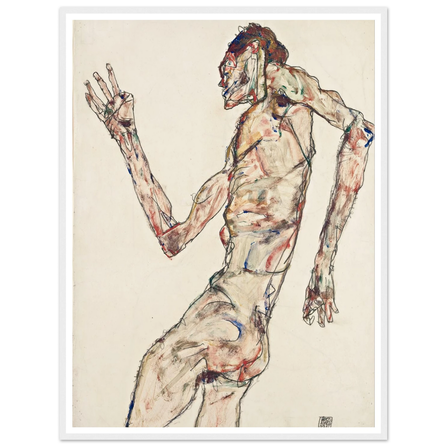 The Dancer (1913) Art Print | Egon Schiele-Quipham Collections