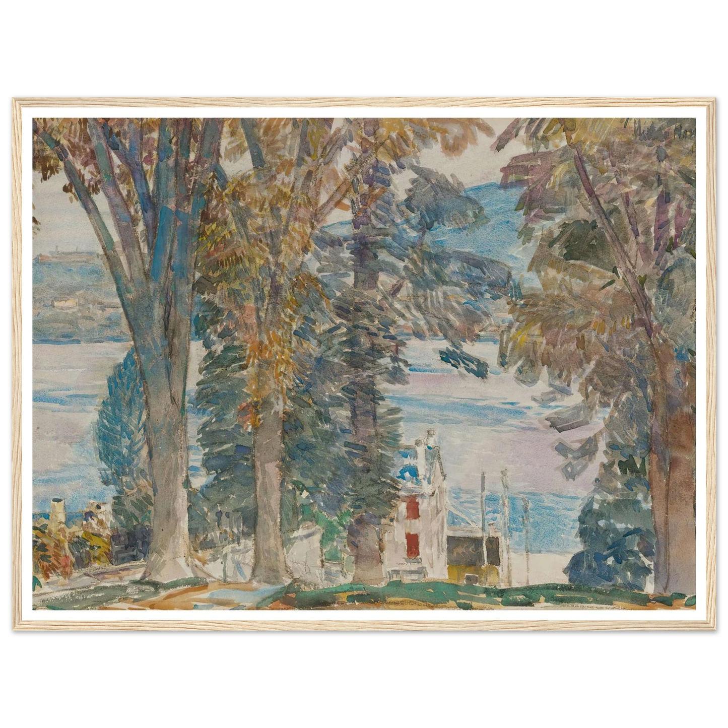 Newburgh, New York (1914) Art Print | Childe Hassam-Quipham Collections