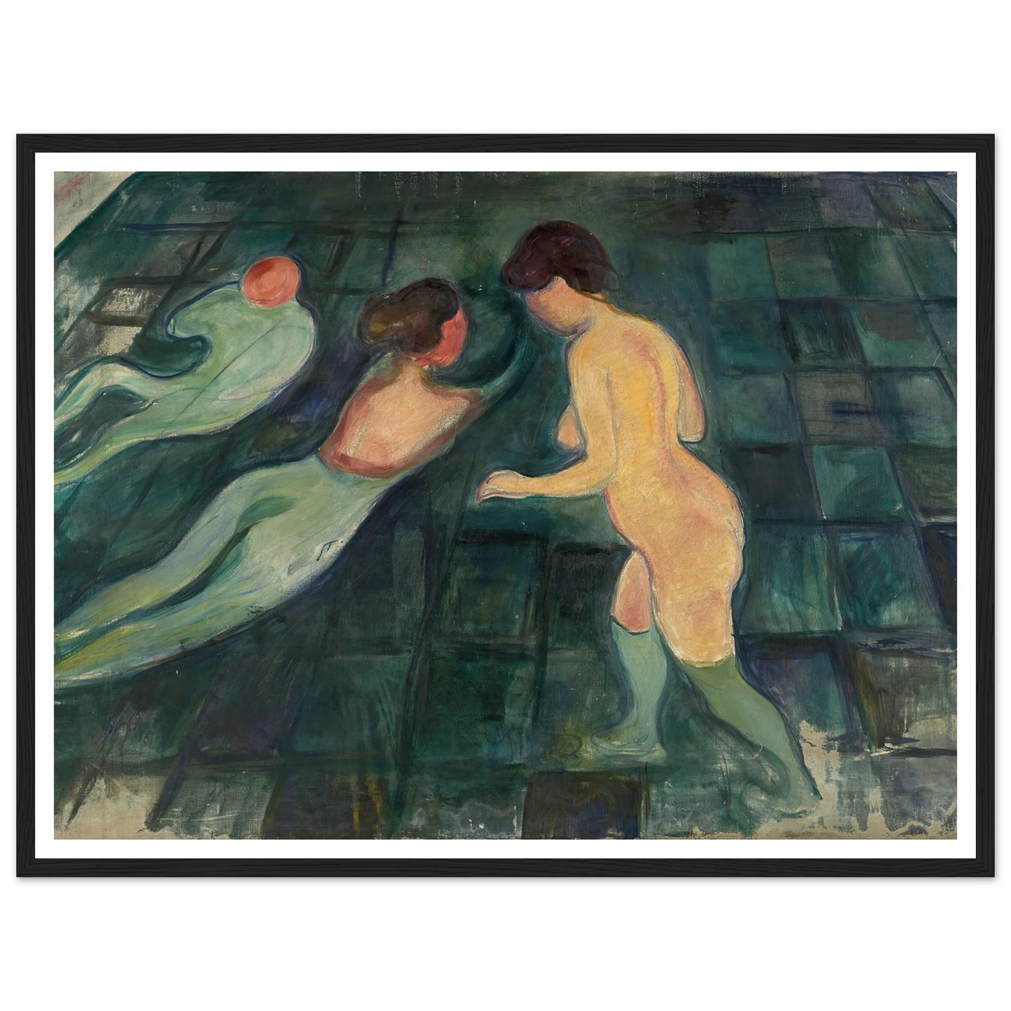Bathing Women (1896–97) Art Print | Edvard Munch-Quipham Collections