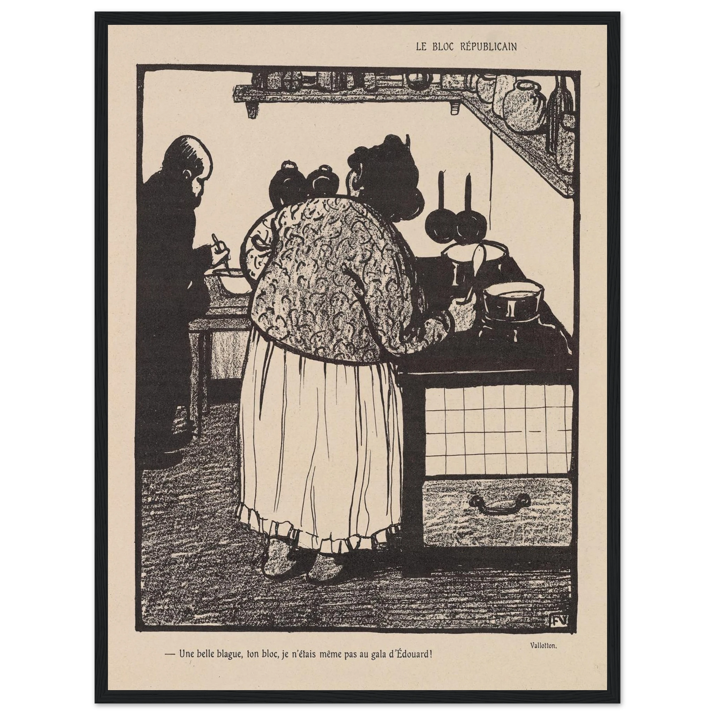 22 mai 1903 Art Print | Felix Vallotton-Quipham Collections