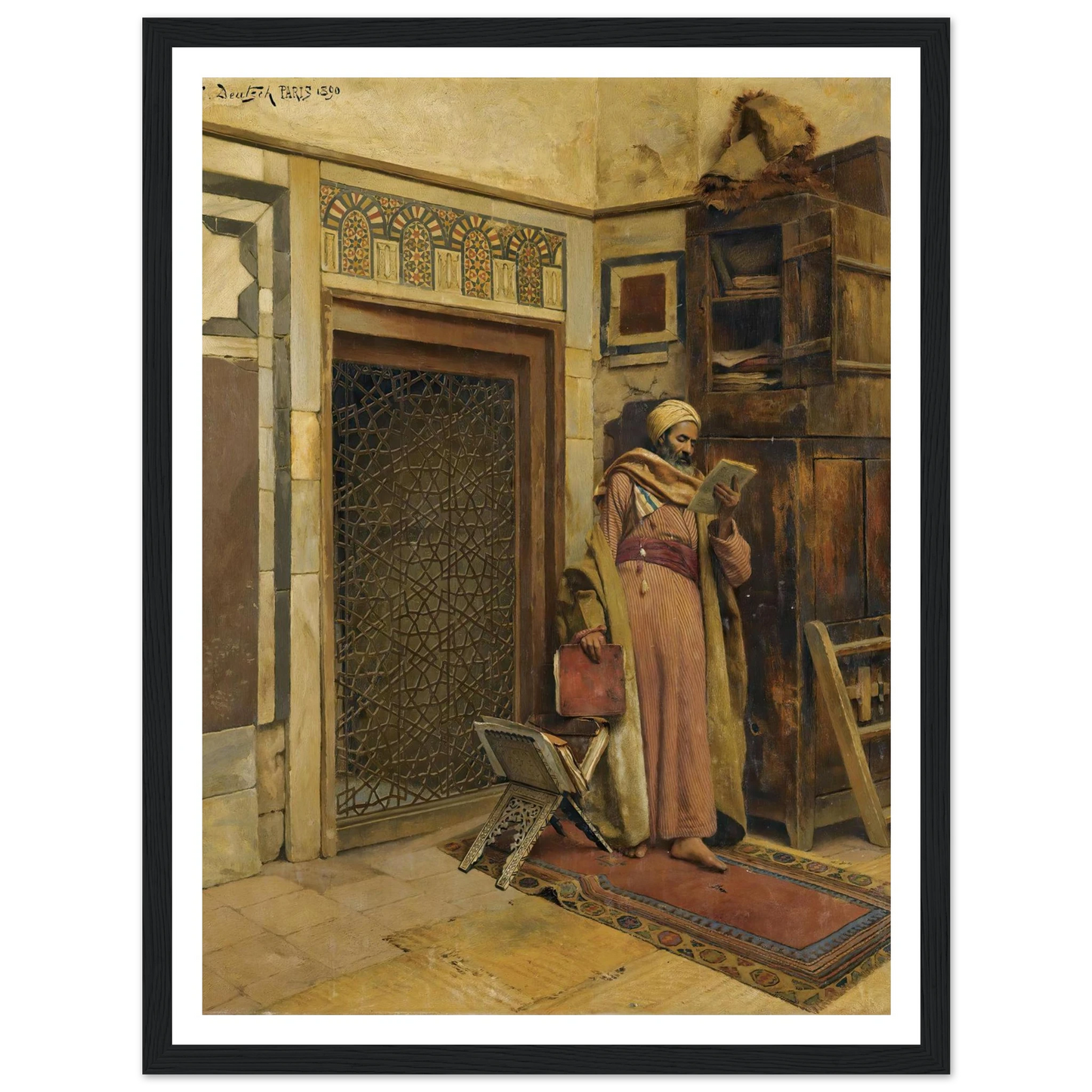 The scholar (1890) Art Print | Ludwig Deutsch-Quipham Collections