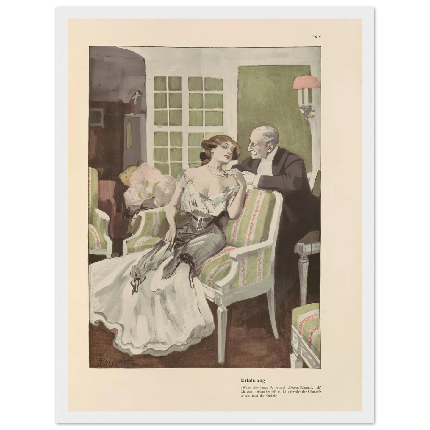 Erfahrung (1908) Art Print | Ferdinand Freiherr von Reznicek-Quipham Collections