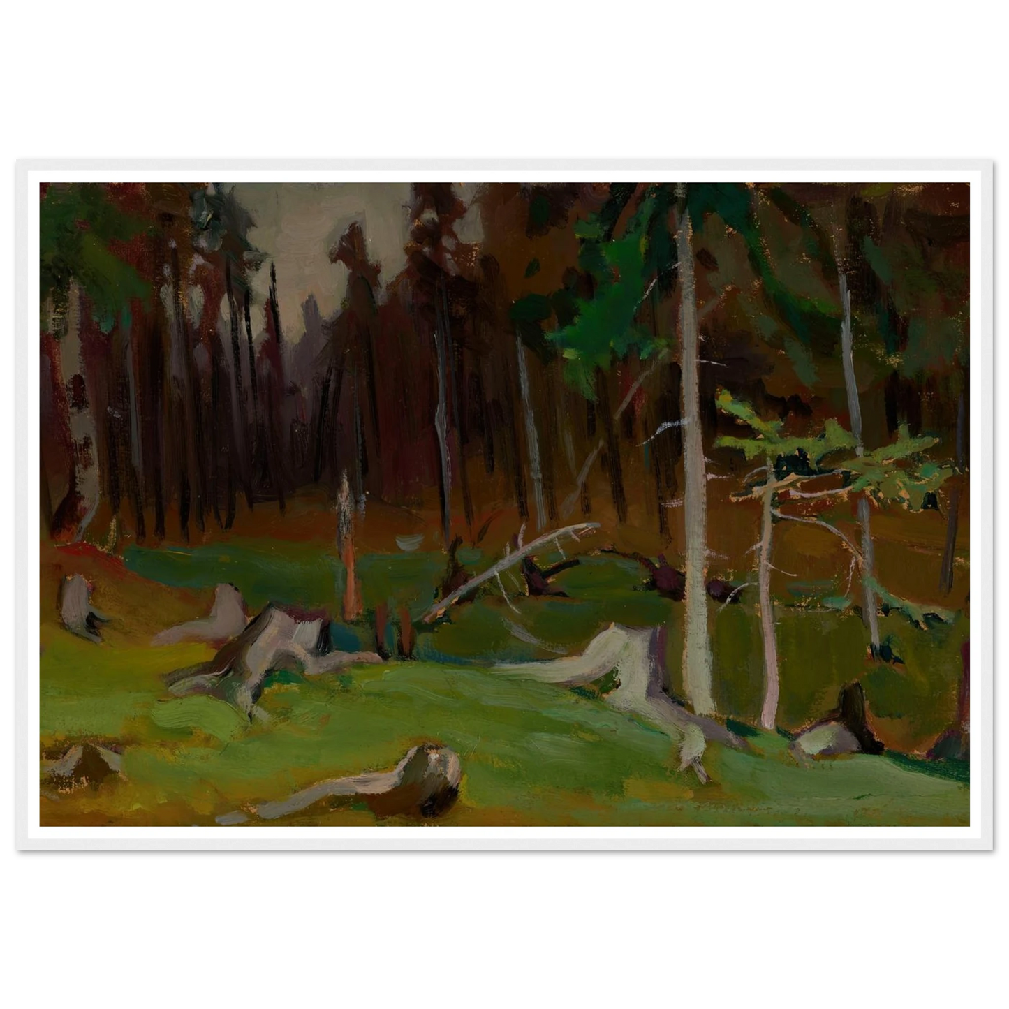 Clearing in a forest Art Print | Jacek Malczewski-Quipham Collections