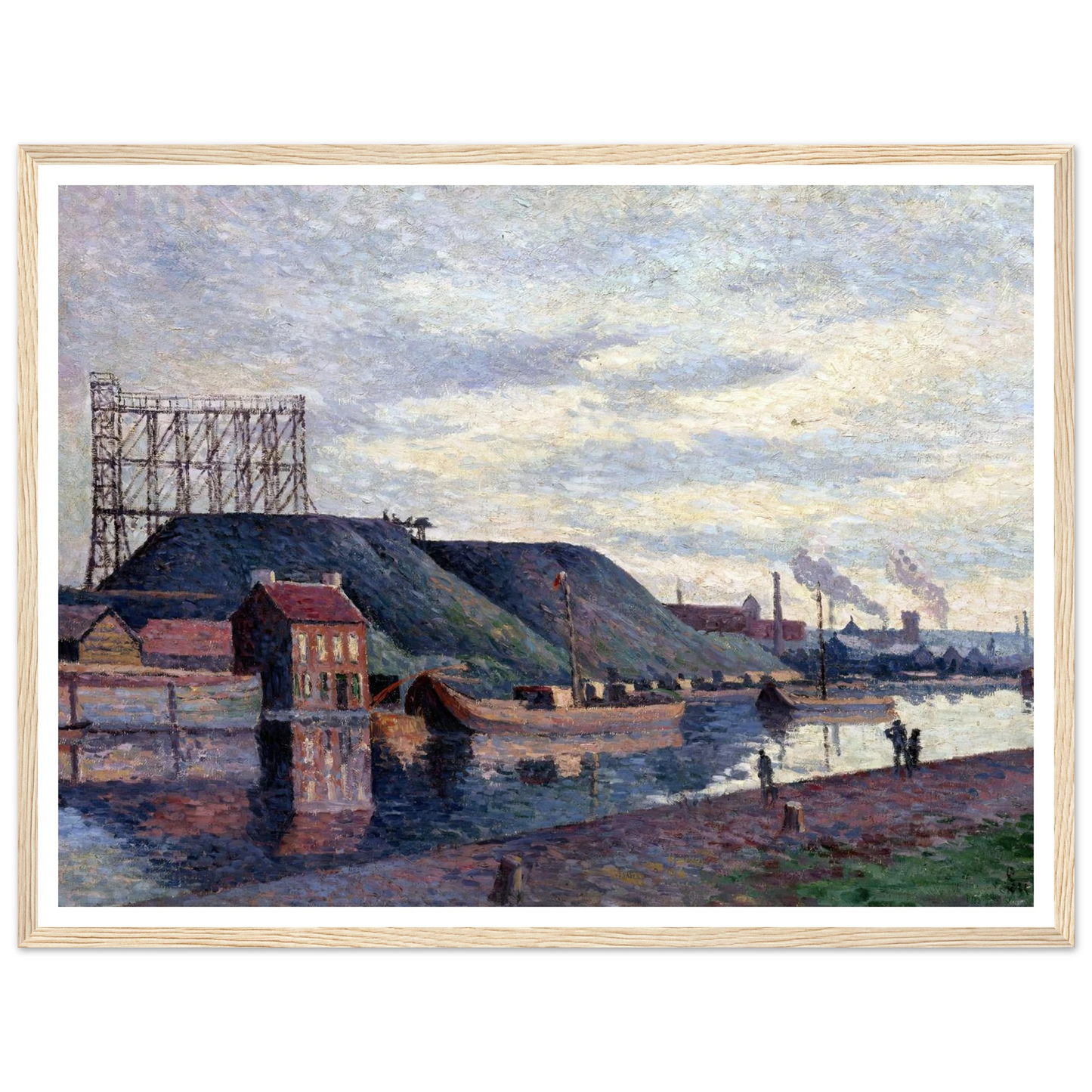 Les terrils de Sacré Madame (1897) Art Print | Maximilien Luce-Quipham Collections
