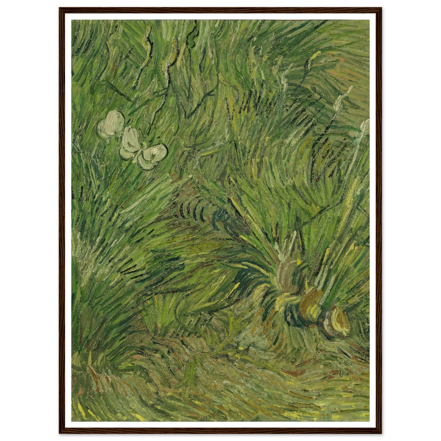 Garden with butterflies (1889) Art Print | Vincent van Gogh-Quipham Collections