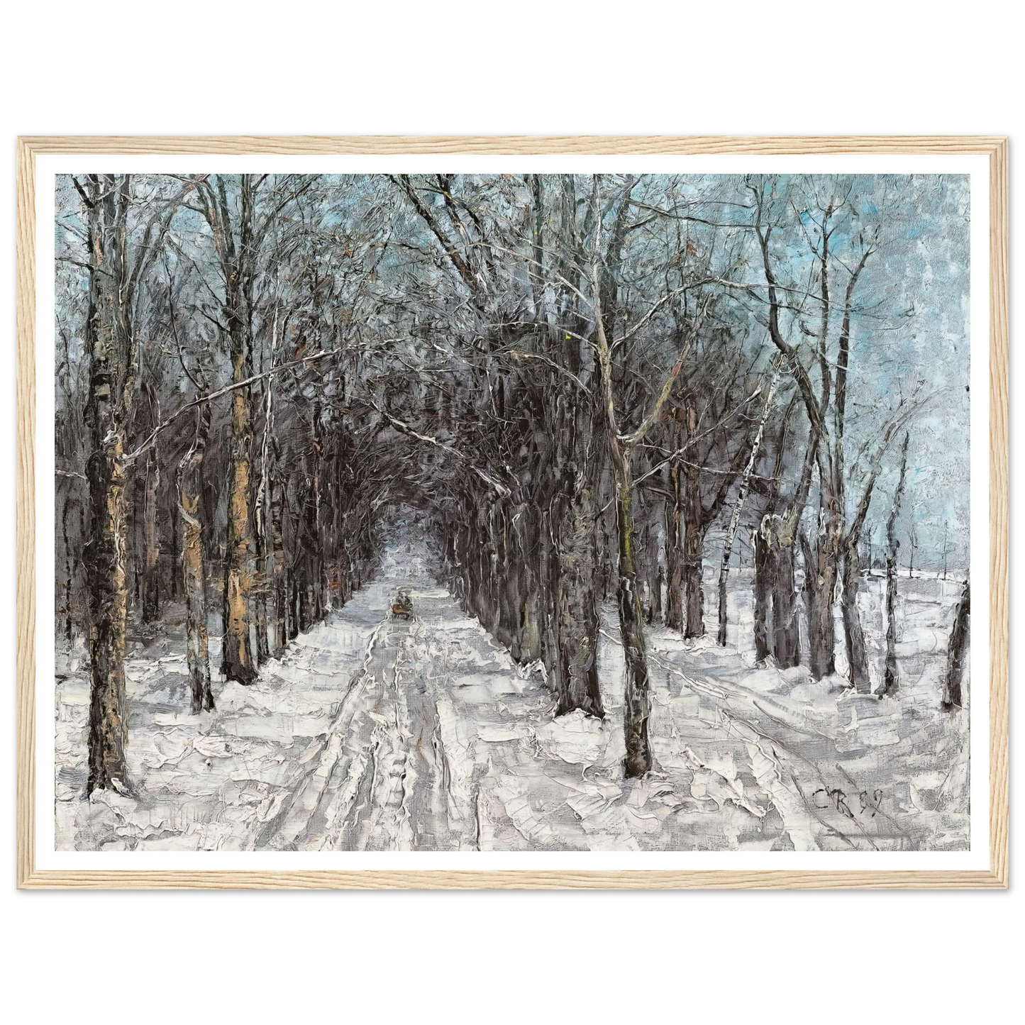 Belvedere Allee in Weimar (1889) Art Print | Christian Rohlfs-Quipham Collections