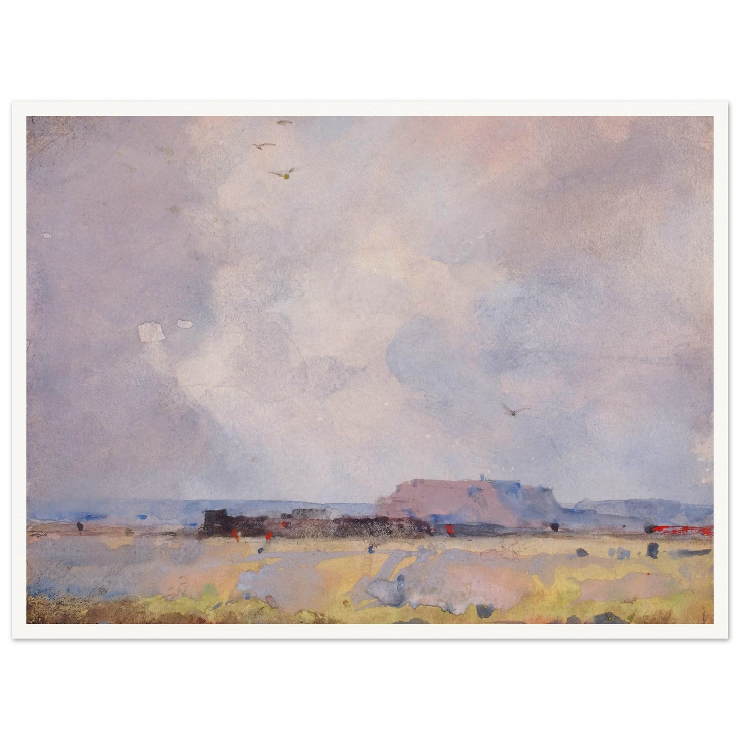 In The Plateau Country, With An Inhabited Pueblo (1929) Art Print | William Henry Holmes-Quipham Collections