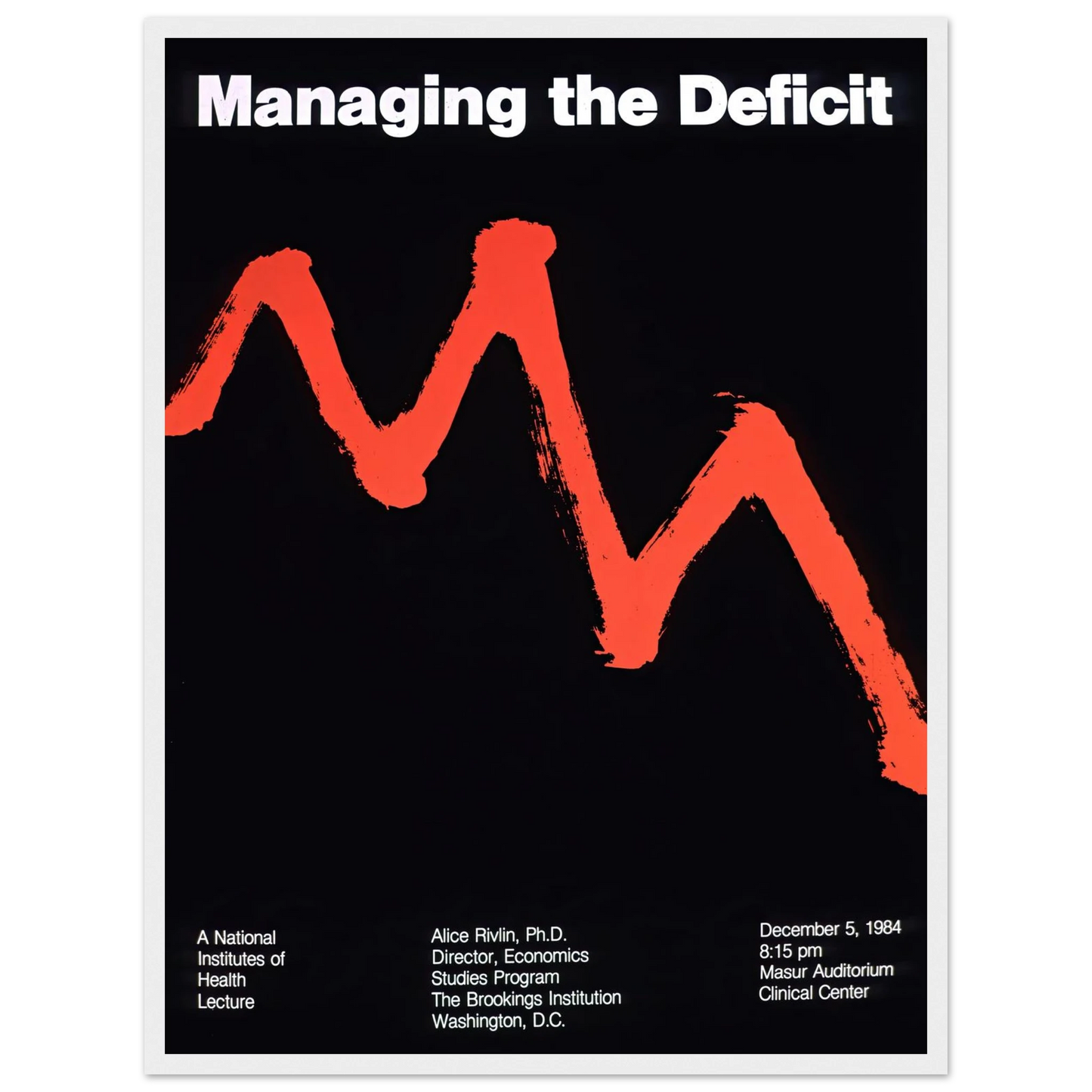 Managing the deficit (1984) Art Print | National Institutes of Health-Quipham Collections