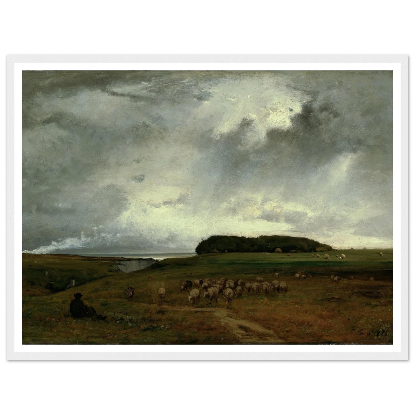 The Storm (1876) Art Print | George Inness-Quipham Collections