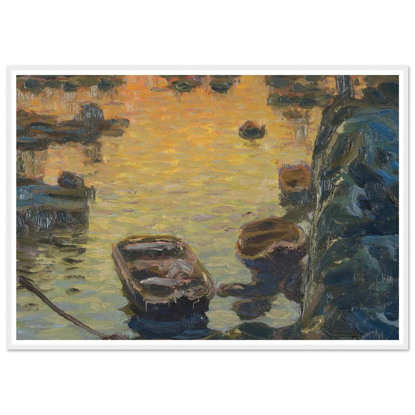 A Spring Night during the Fishing Season (1910) Art Print | Anna Boberg-Quipham Collections
