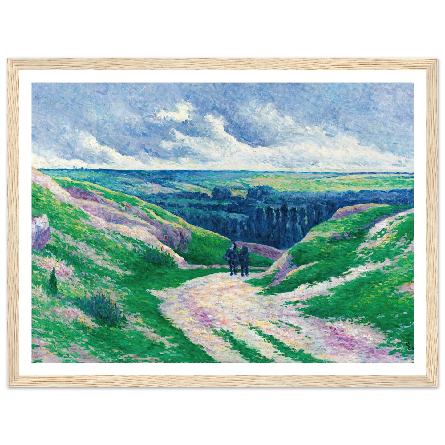 Paysage Près De Moulineux Sur Oise (circa 1902-03) Art Print | Maximilien Luce-Quipham Collections