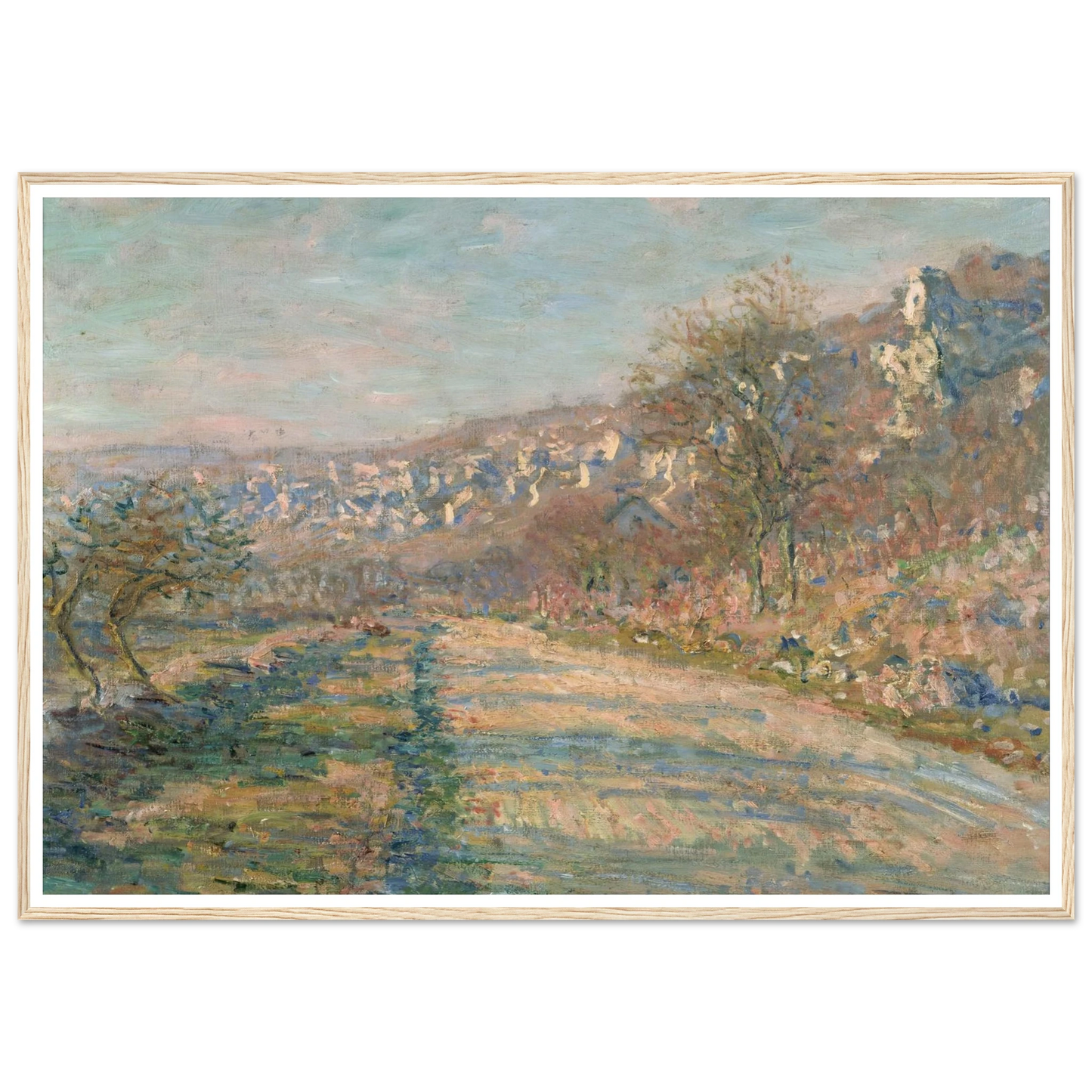 Road of La Roche-Guyon (1880) Art Print | Claude Monet-Quipham Collections