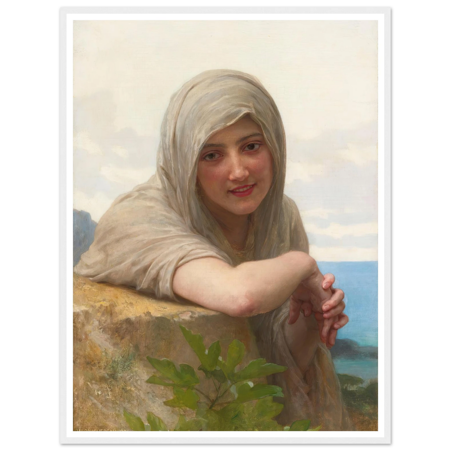 Souvenir (1894) Art Print | William Bouguereau-Quipham Collections