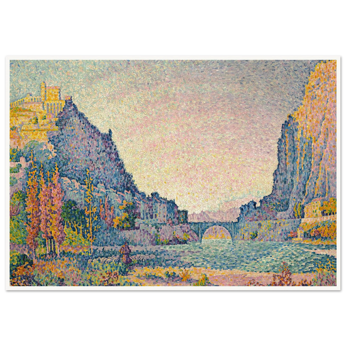 Sisteron (1902) Art Print | Paul Signac-Quipham Collections