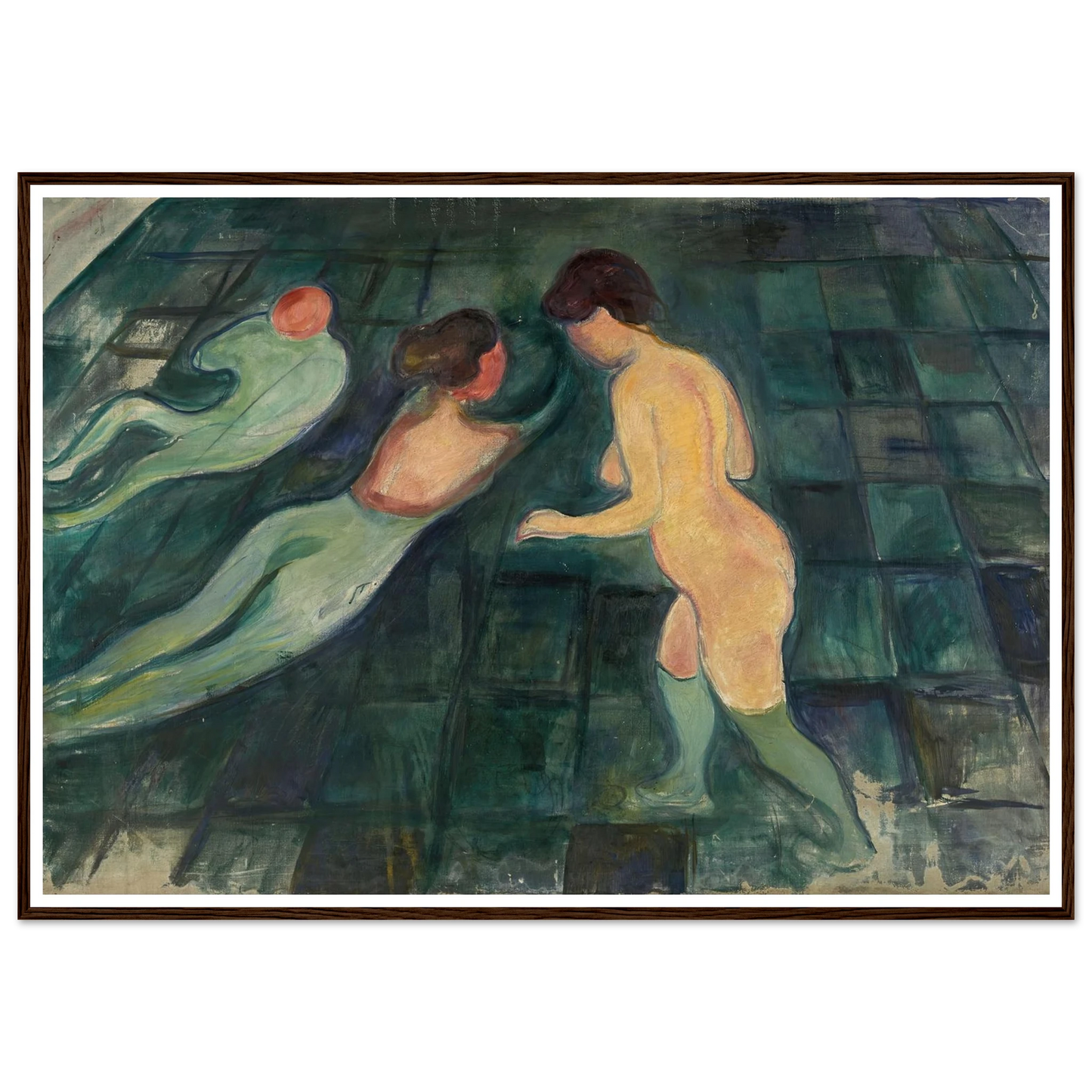 Bathing Women (1896–97) Art Print | Edvard Munch-Quipham Collections