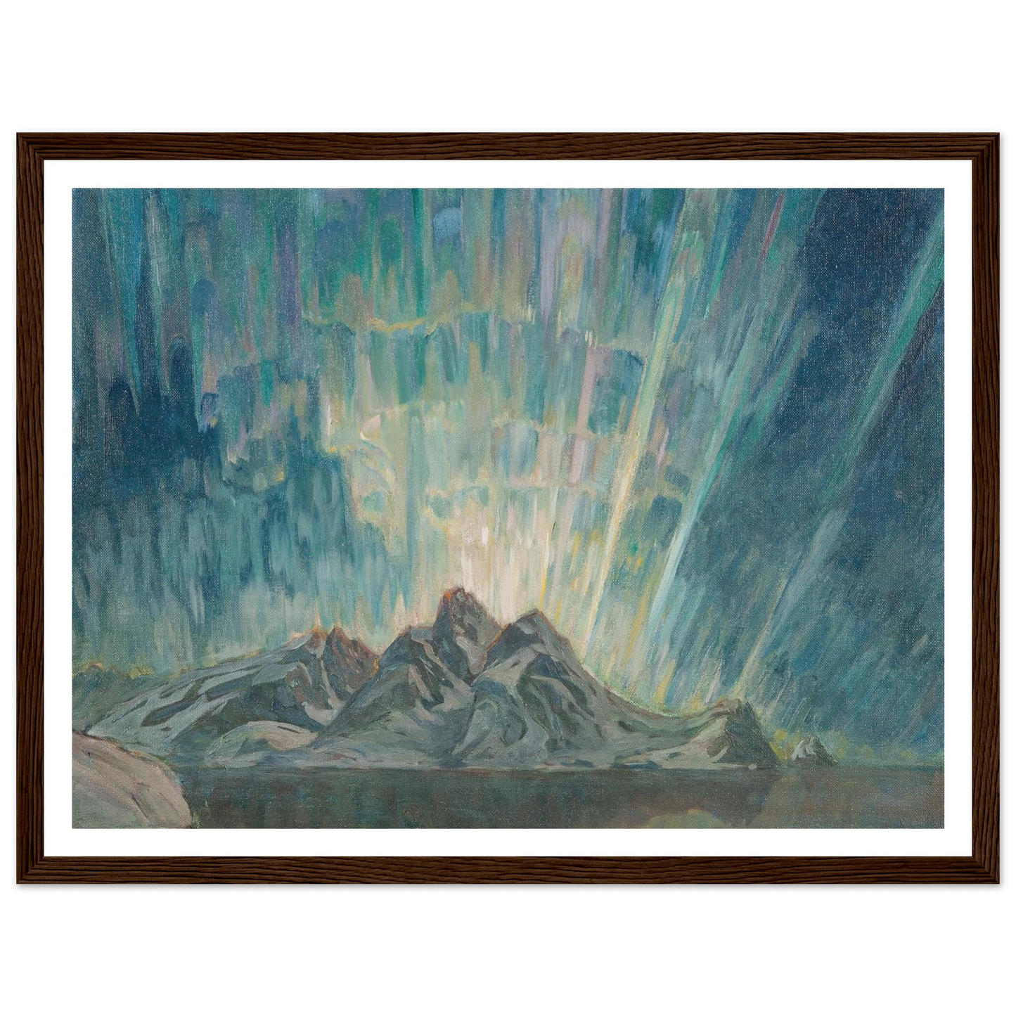 Northern Lights.Study from North Norway Art Print | Anna Boberg-Quipham Collections