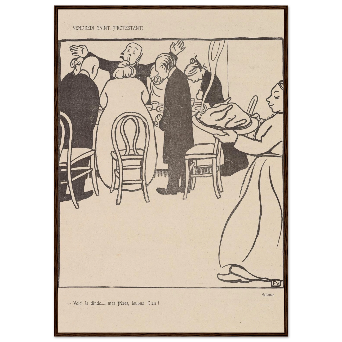 17 avril 1903 Art Print | Felix Vallotton-Quipham Collections