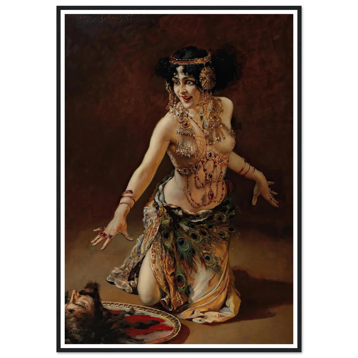 Lili Marberg as Salome (c. 1905) Art Print | Leopold Schmutzler-Quipham Collections