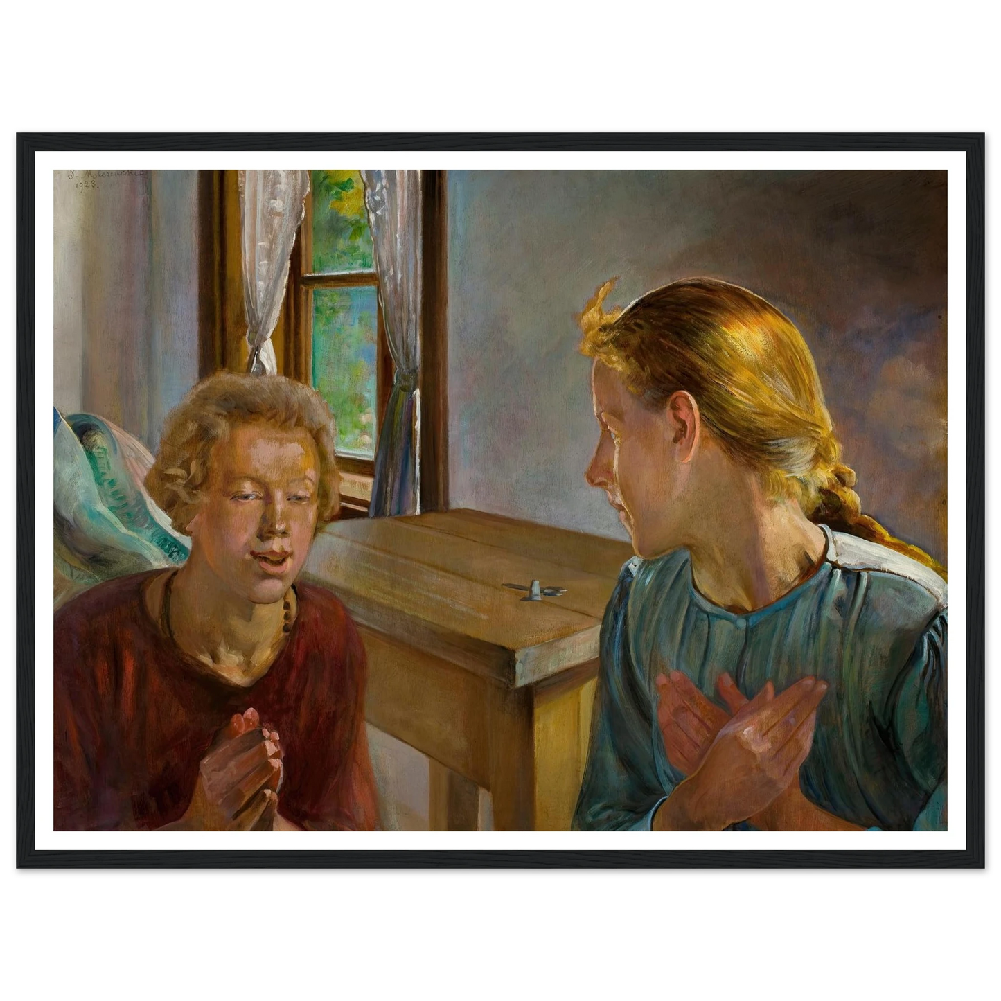 Annunciation (1923) Art Print | Jacek Malczewski-Quipham Collections