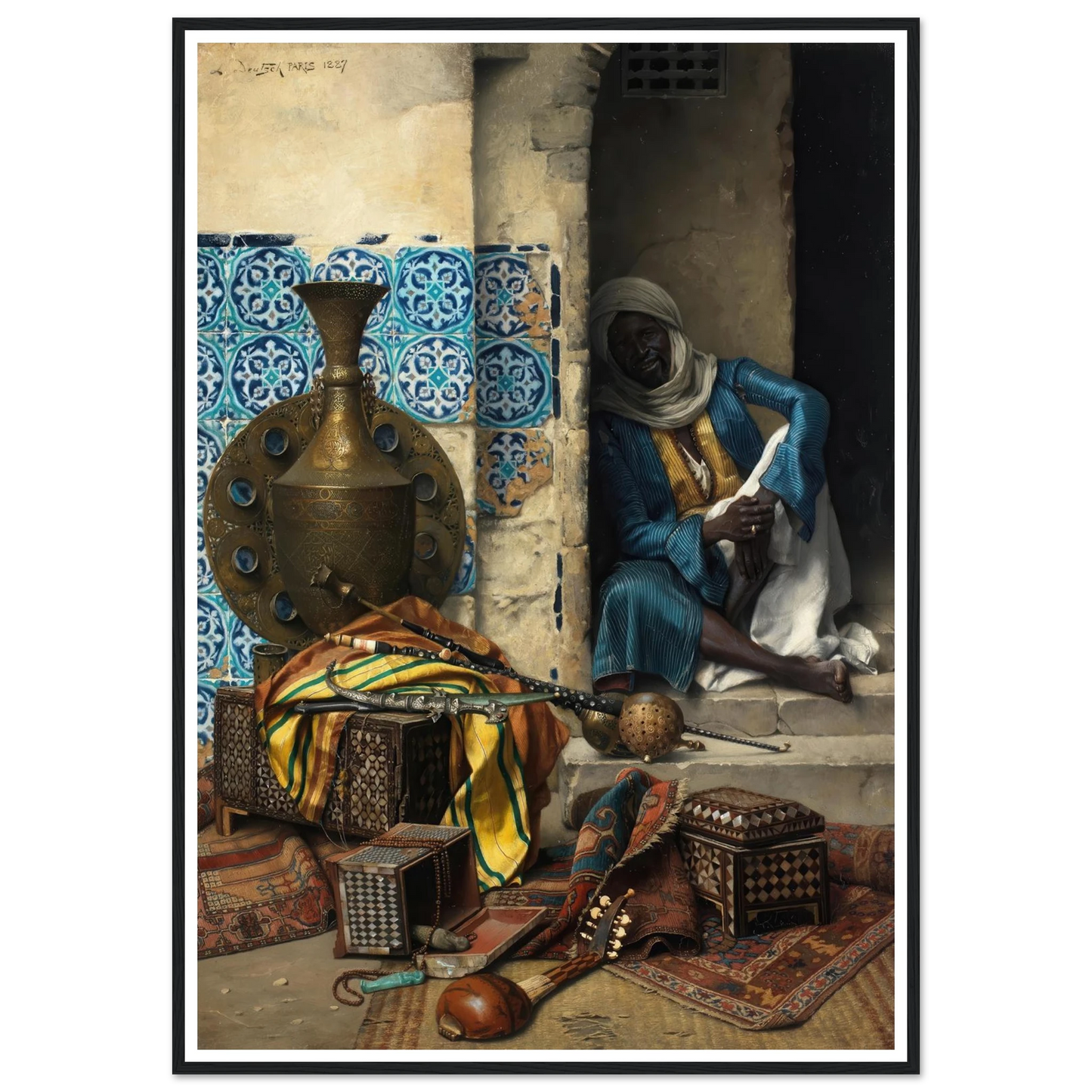 A Dealer in Artefacts (1887) Art Print | Ludwig Deutsch-Quipham Collections