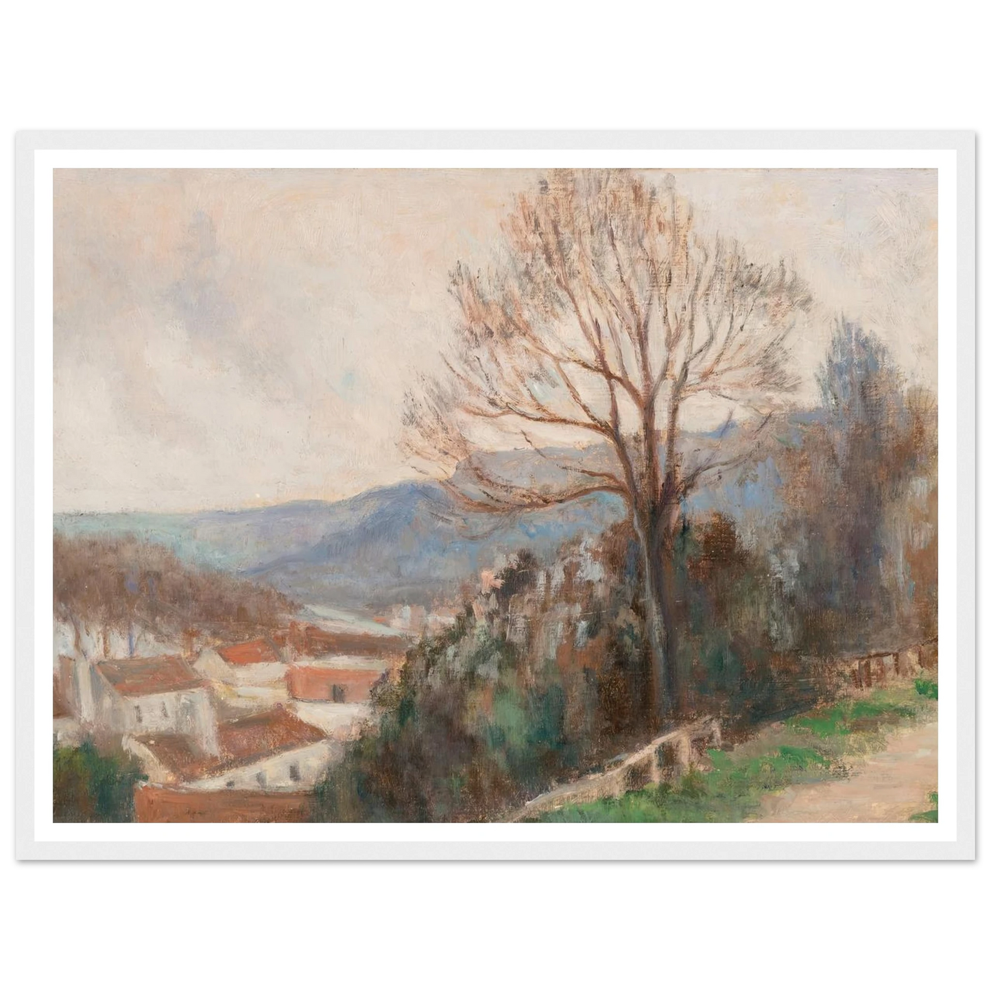 La Seine vue des hauteurs de Rolleboise Art Print | Maximilien Luce-Quipham Collections