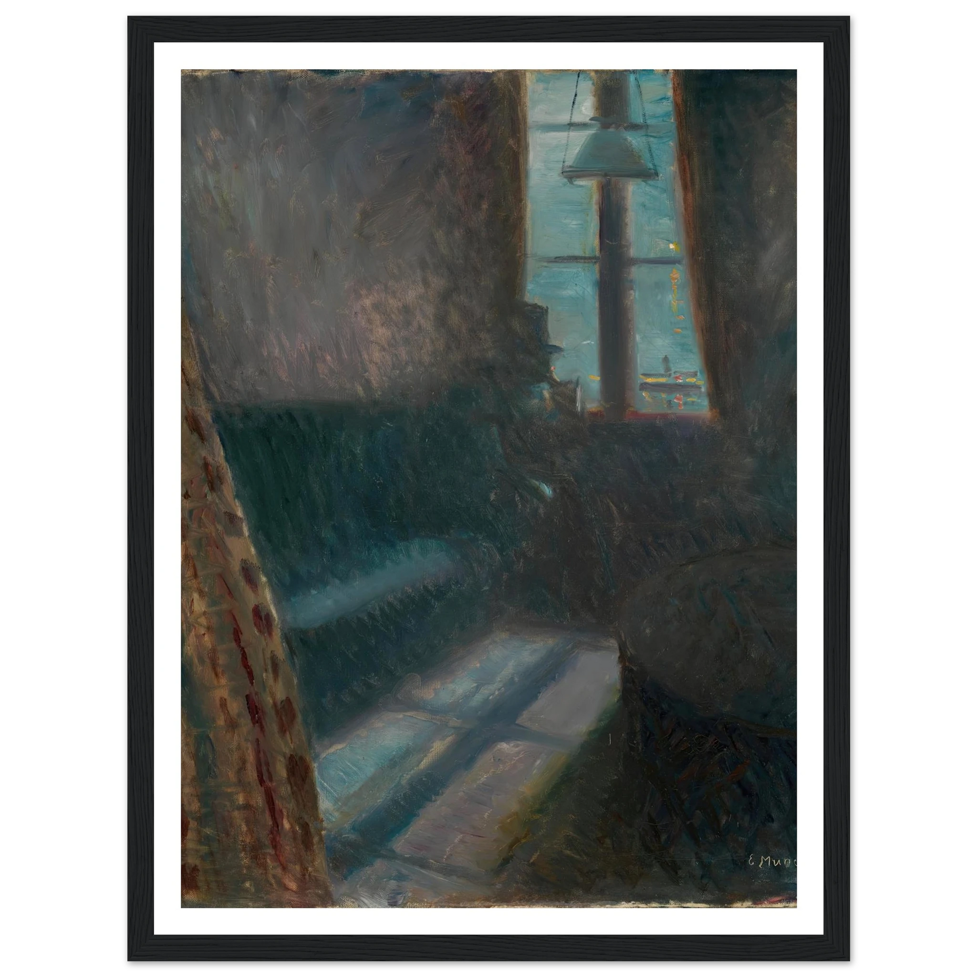 Night in Saint-Cloud (1890) Art Print | Edvard Munch-Quipham Collections