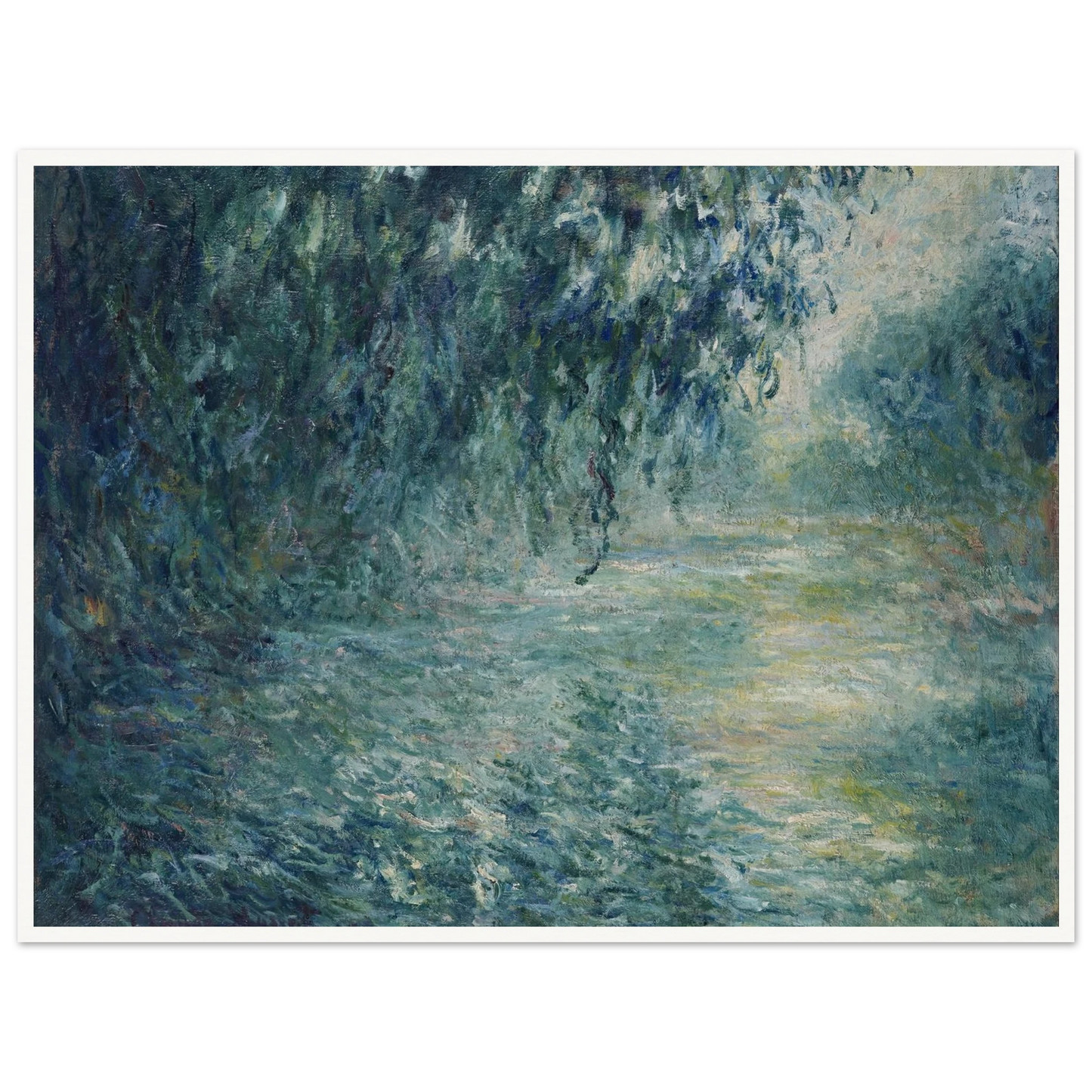 Morning on the Seine (1898) Art Print | Claude Monet-Quipham Collections