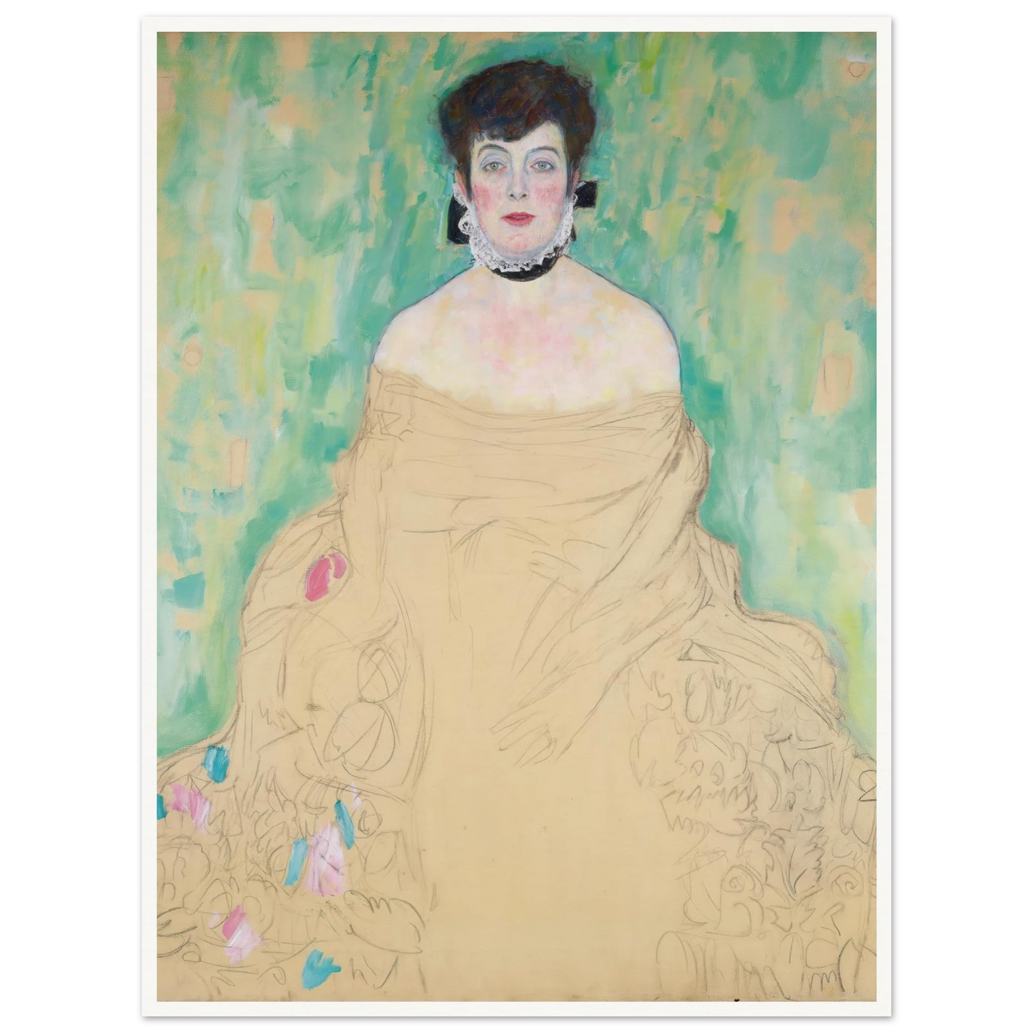 Amalie Zuckerkandl (1917) Art Print | Gustav Klimt-Quipham Collections
