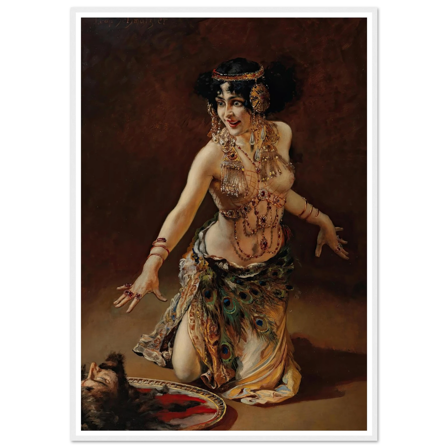 Lili Marberg as Salome (c. 1905) Art Print | Leopold Schmutzler-Quipham Collections