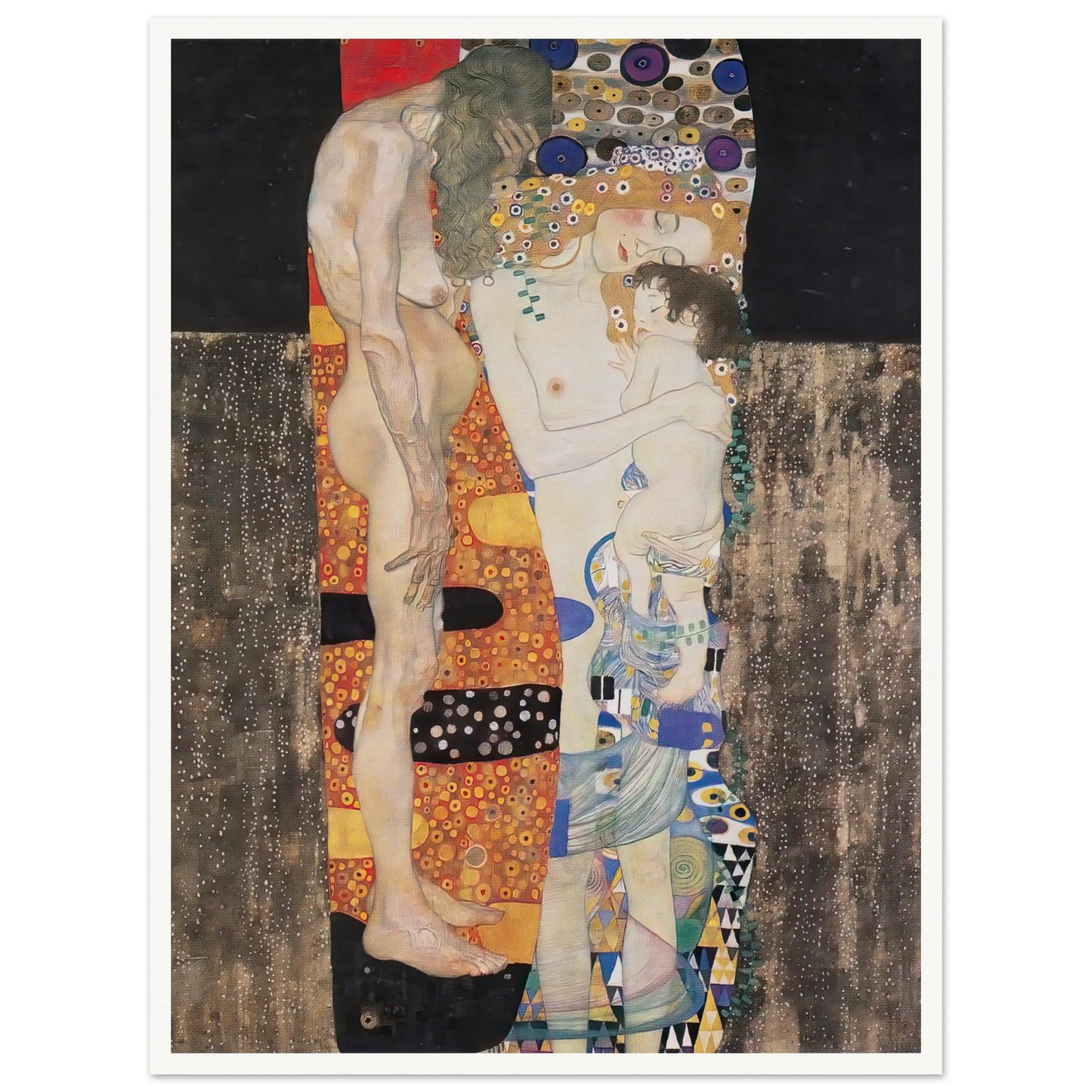 The Three Ages of the Woman (1905) Art Print | Gustav Klimt-Quipham Collections