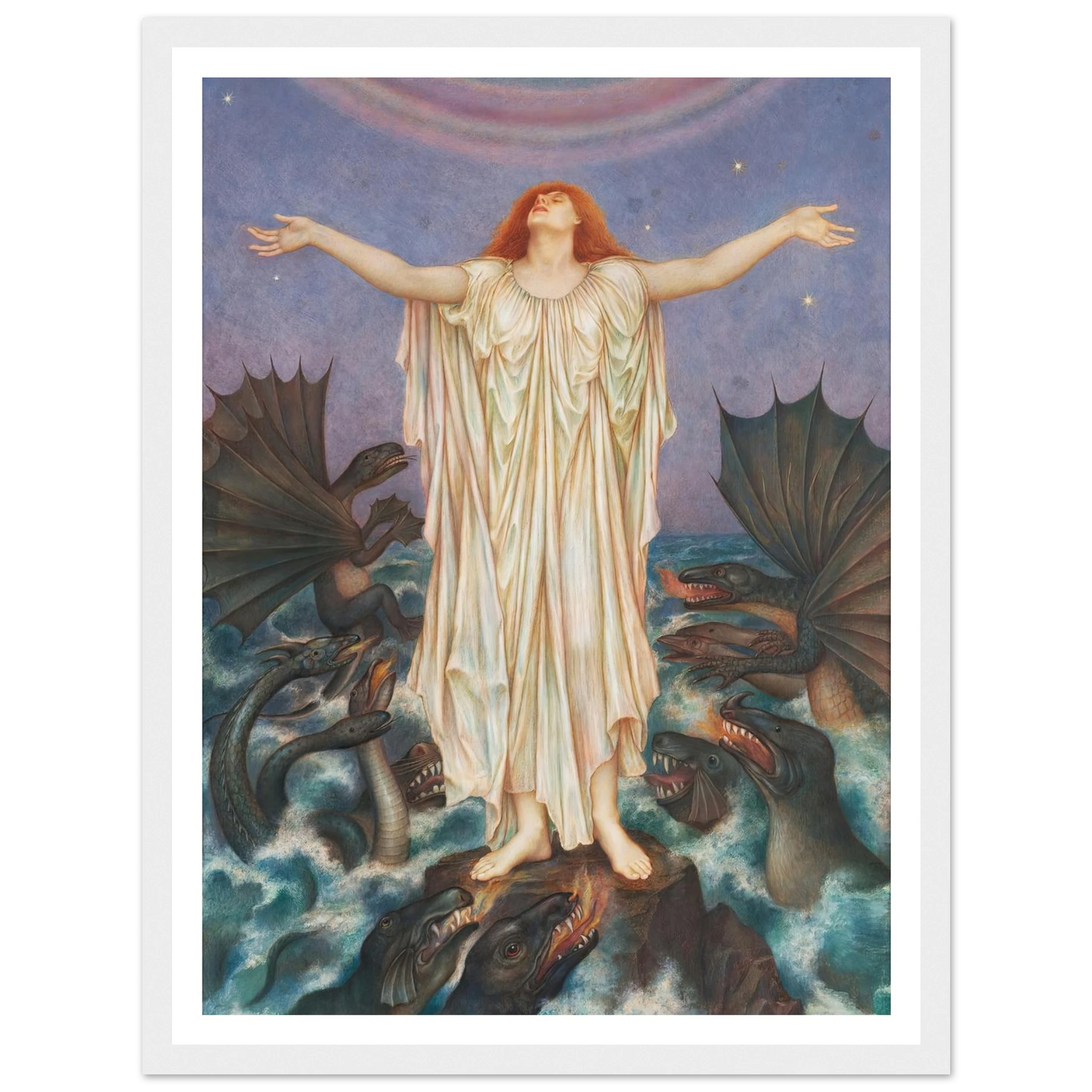 S.O.S. (ca 1914 - 1916) Art Print | Evelyn de Morgan-Quipham Collections