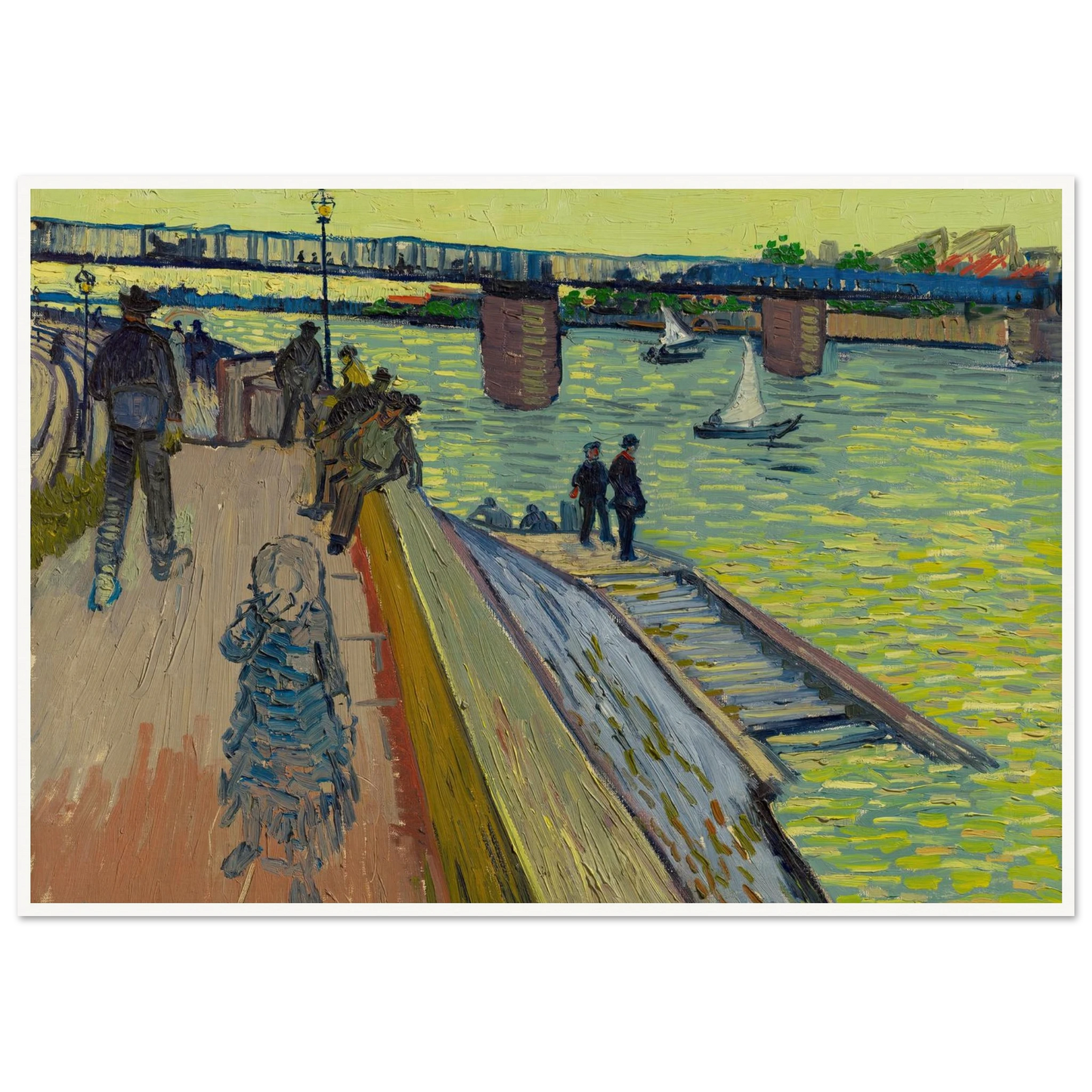 Le pont de Trinquetaille (1888) Art Print | Vincent van Gogh-Quipham Collections