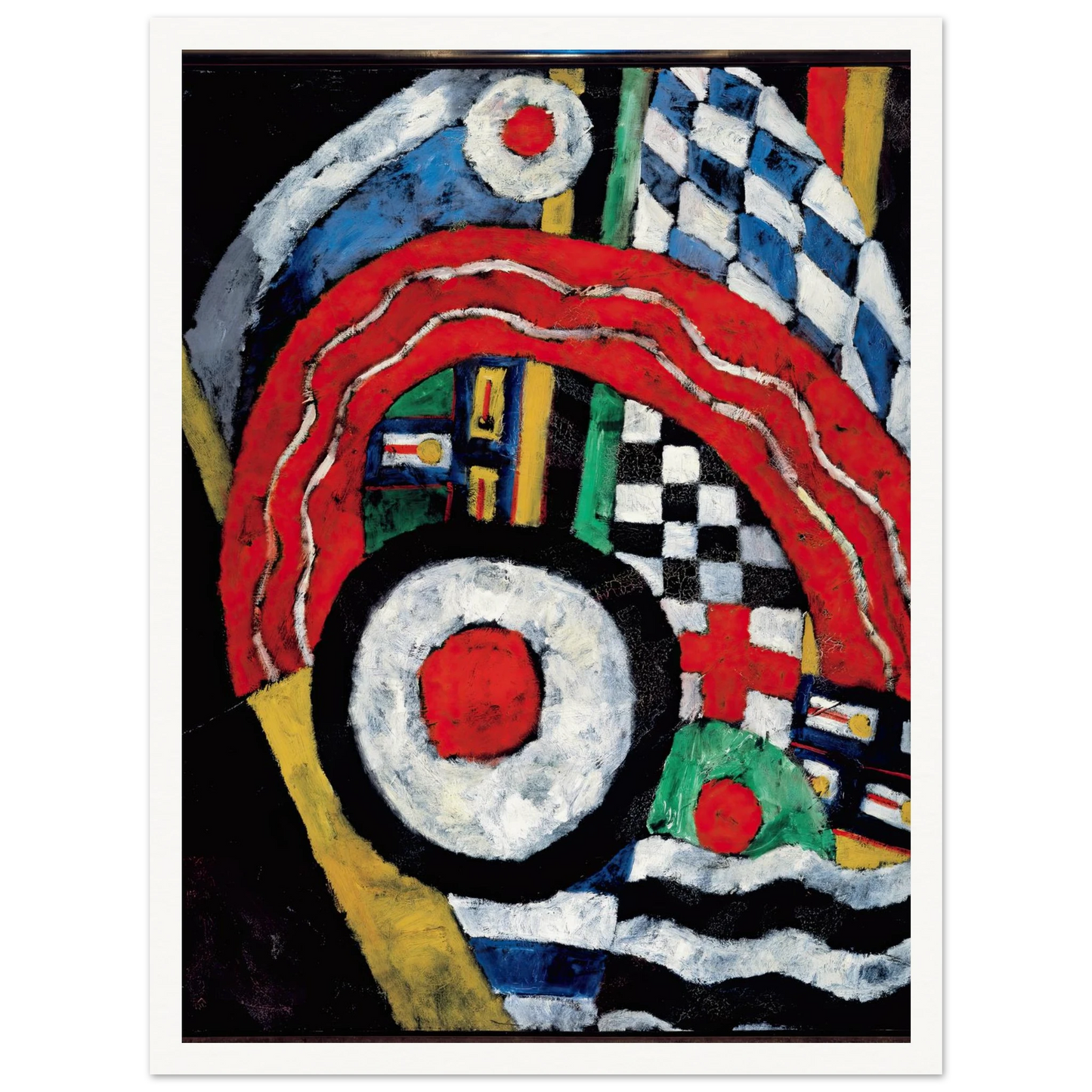 Painting No. 46 (between 1914 and 1915) Art Print | Marsden Hartley-Quipham Collections