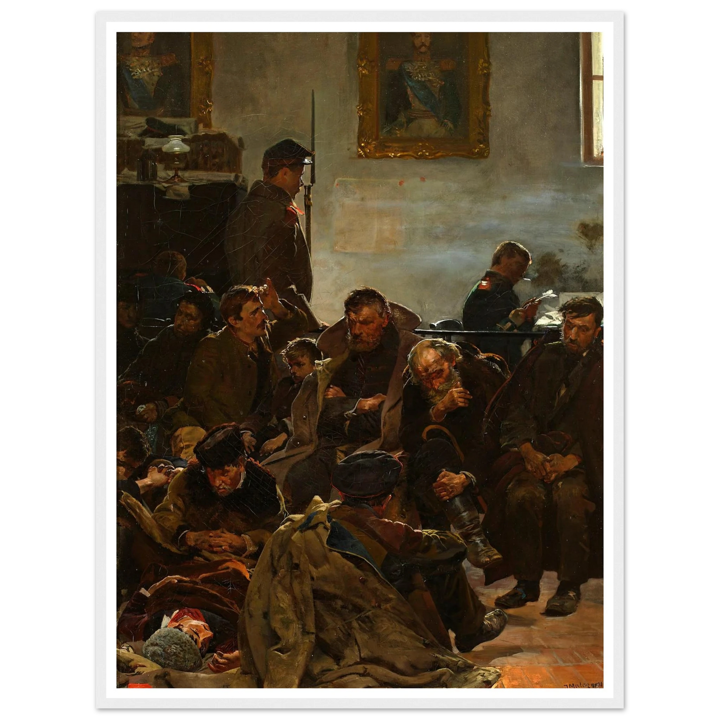On the way to exile (Convicts on the way to Siberia) (1890) Art Print | Jacek Malczewski-Quipham Collections