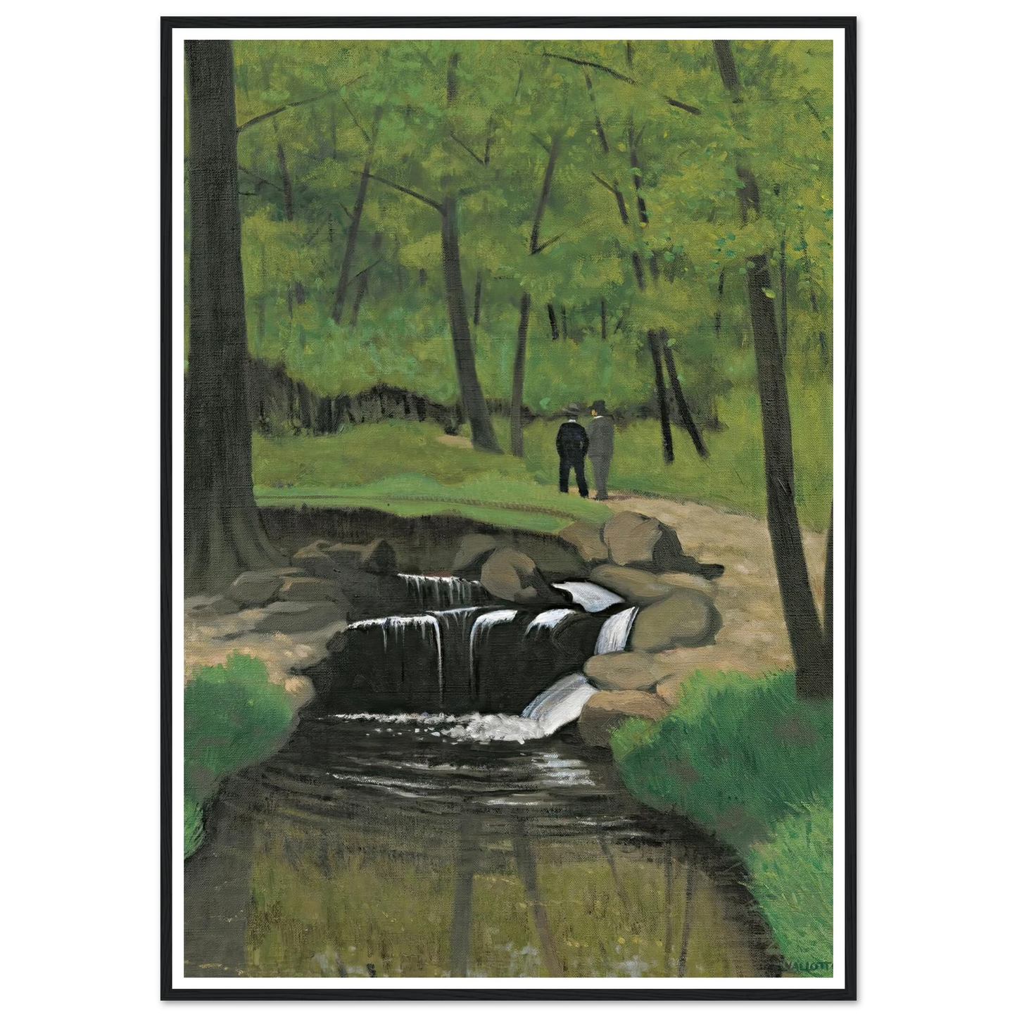 The Woods Of Boulogne (1921) Art Print | Felix Vallotton-Quipham Collections