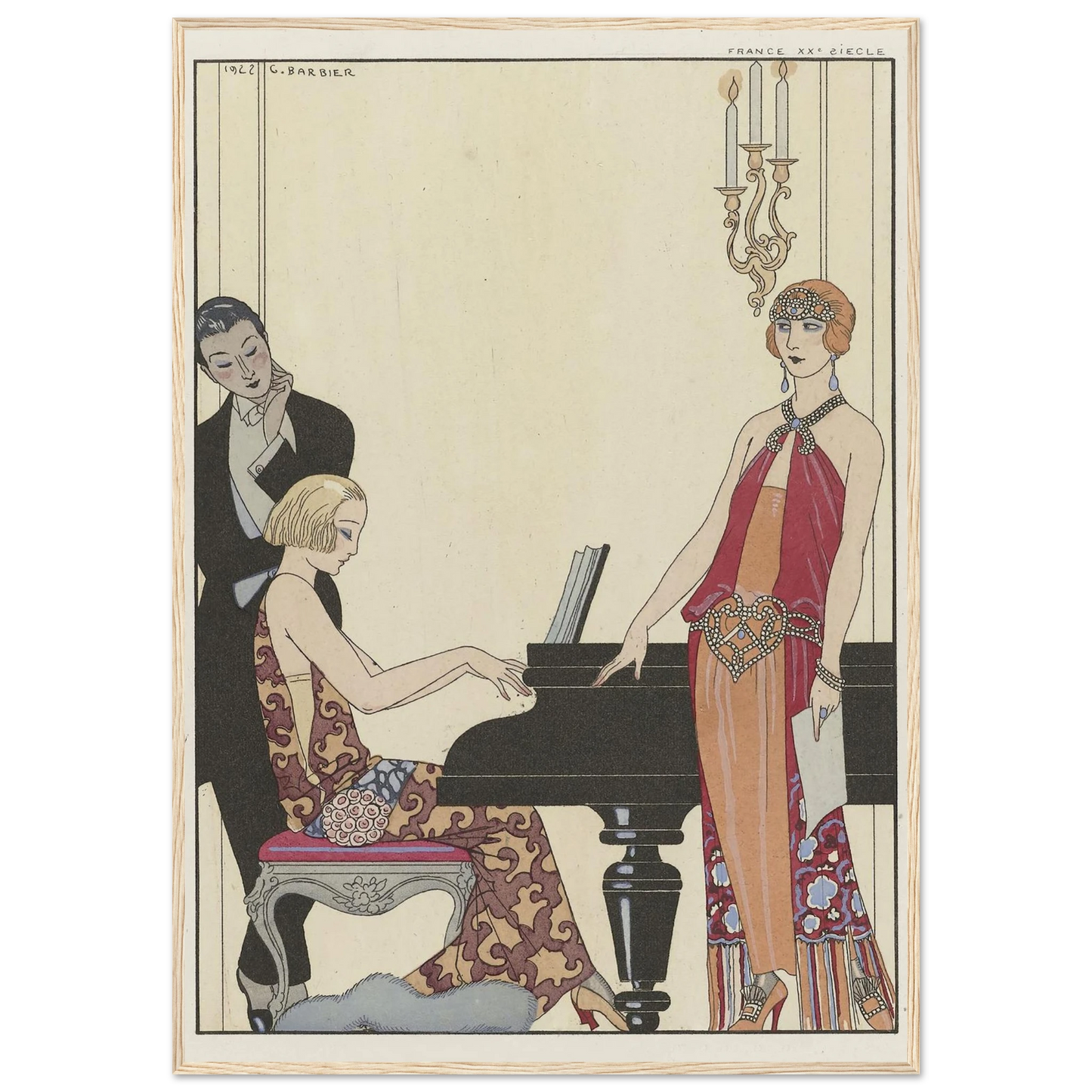 Incantation (1923) Art Print | George Barbier-Quipham Collections