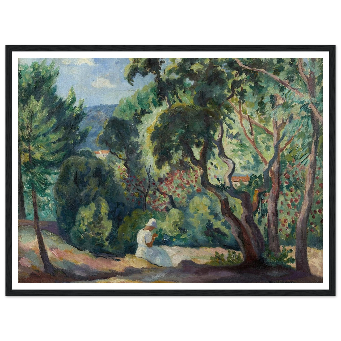 Sous-bois à la Moutte, Saint-Tropez (1921) Art Print | Henri Manguin-Quipham Collections