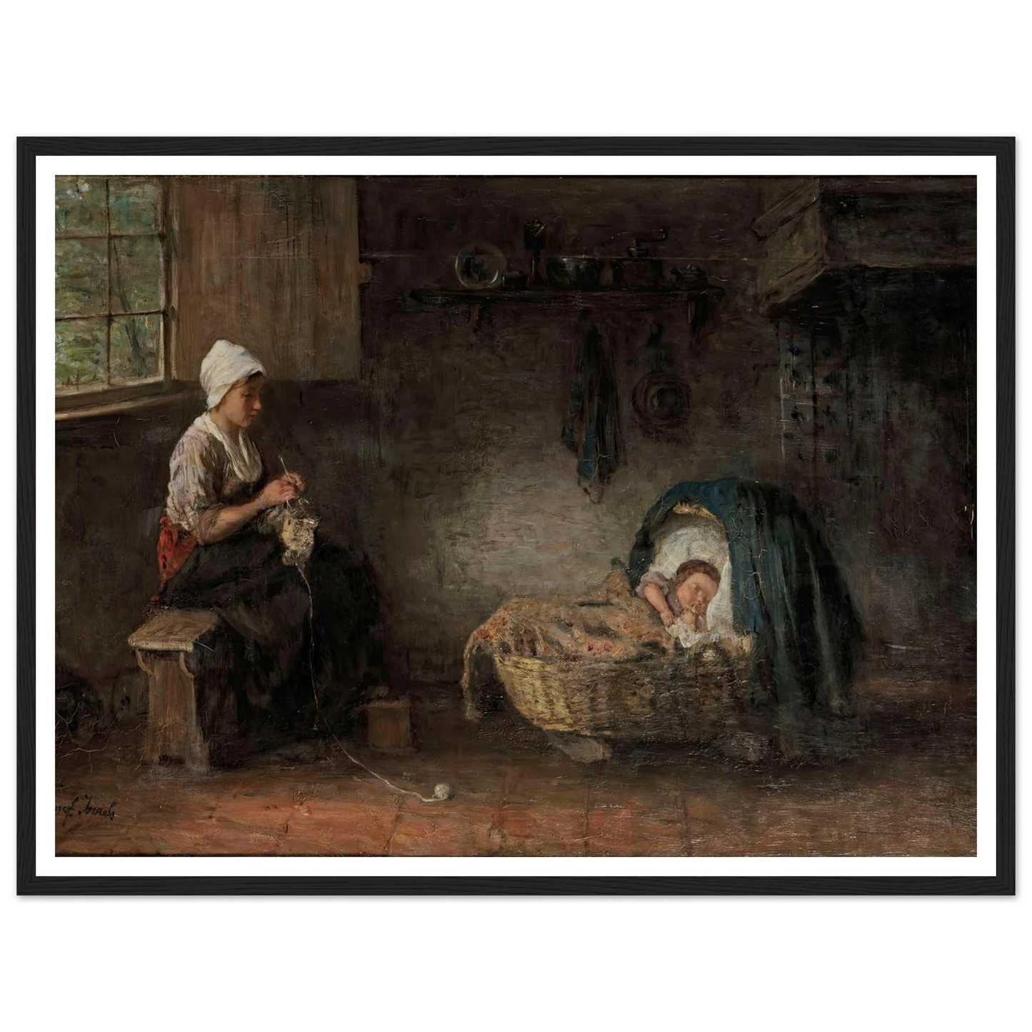 Mother’s treasure Art Print | Jozef Israels-Quipham Collections