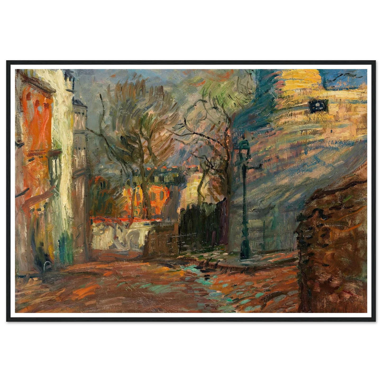 Rue à Montmartre (1901-1902) Art Print | Raoul Dufy-Quipham Collections
