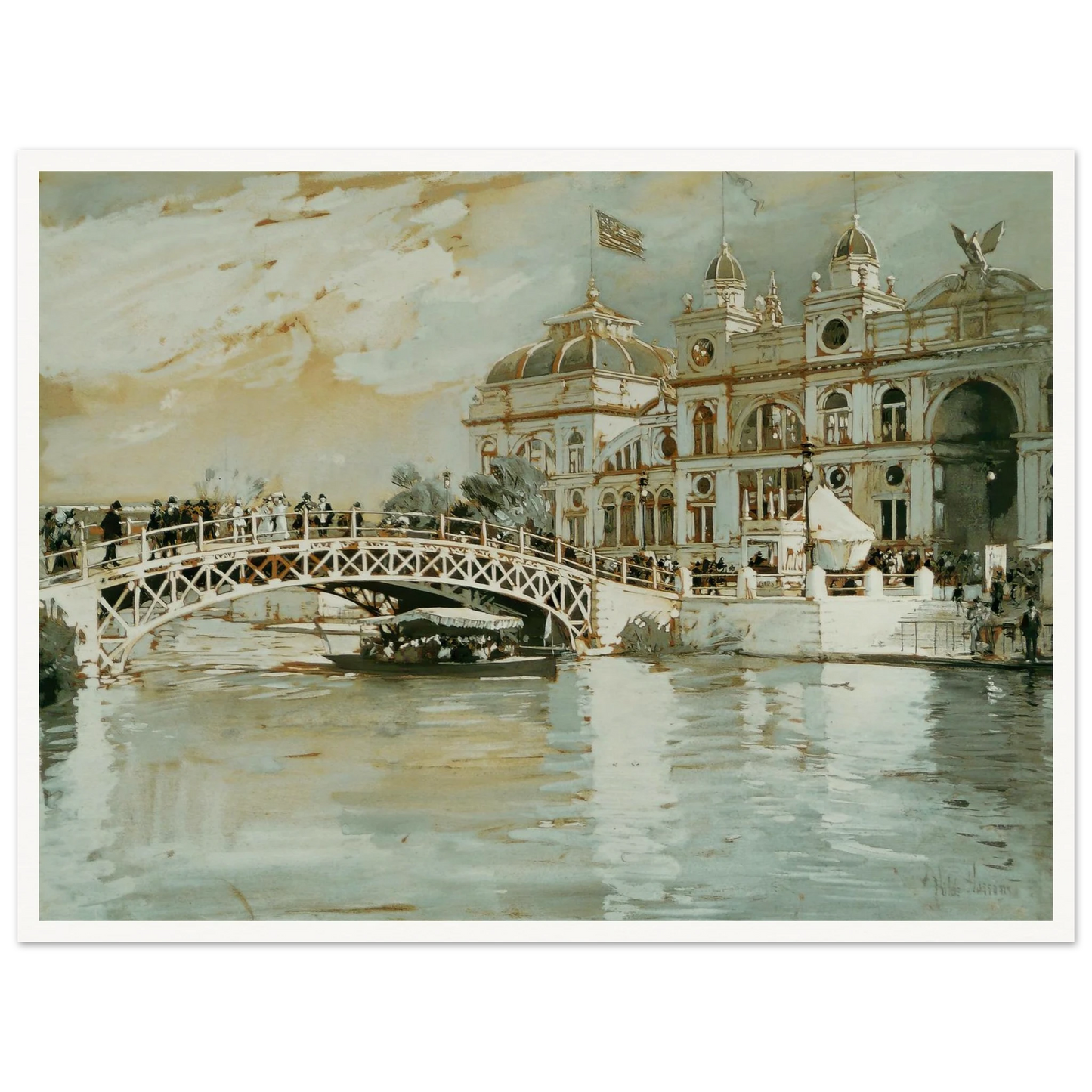 Columbian Exposition, Chicago (1892) Art Print | Childe Hassam-Quipham Collections