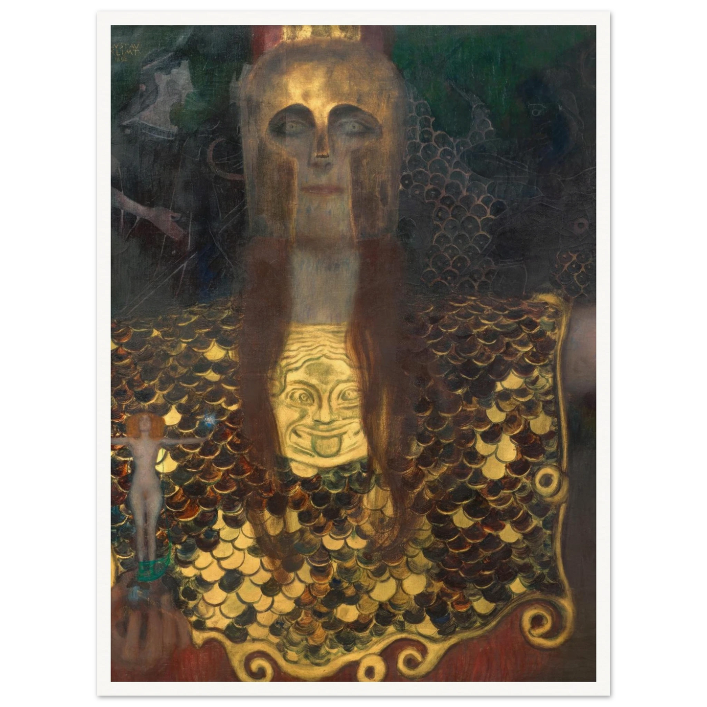 Pallas Athene (1898) Art Print | Gustav Klimt-Quipham Collections