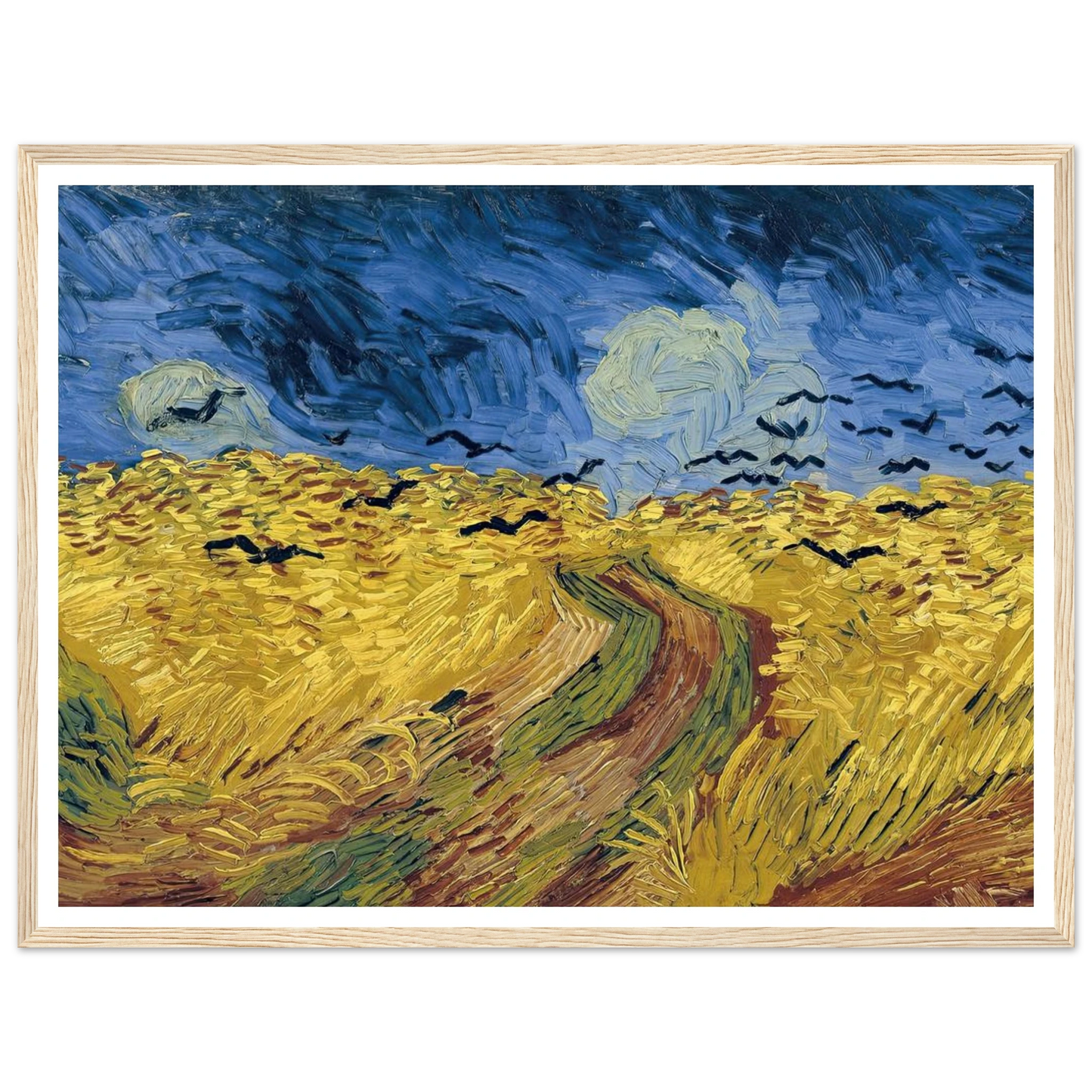 Wheatfield with Crows (1890) Art Print | Vincent van Gogh-Quipham Collections