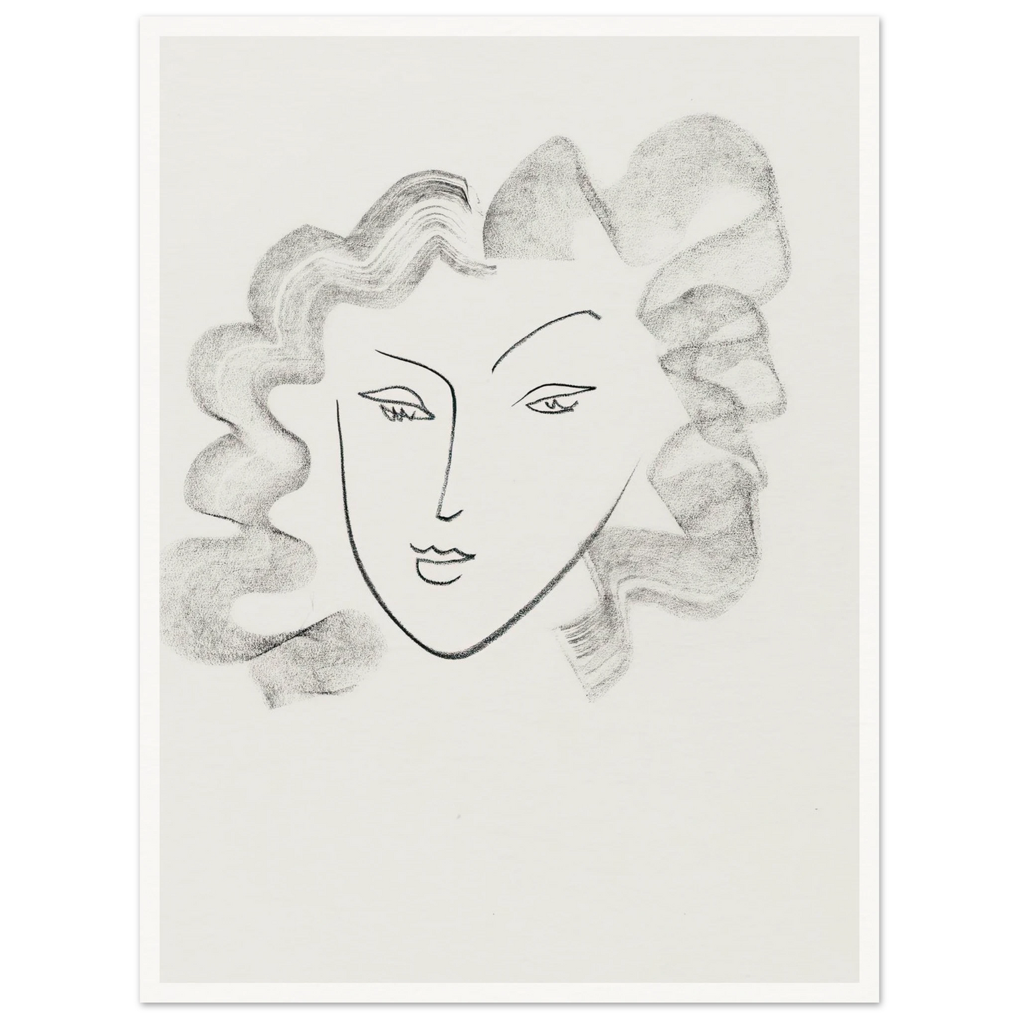 Chevelure ruban de fumée (1942) Art Print | Henri Matisse-Quipham Collections