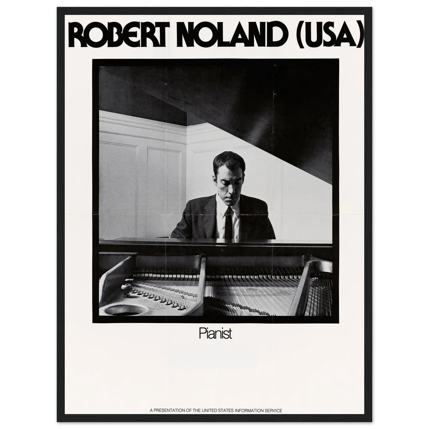 Robert Noland (USA) Pianist Art Print | US Information Agency-Quipham Collections